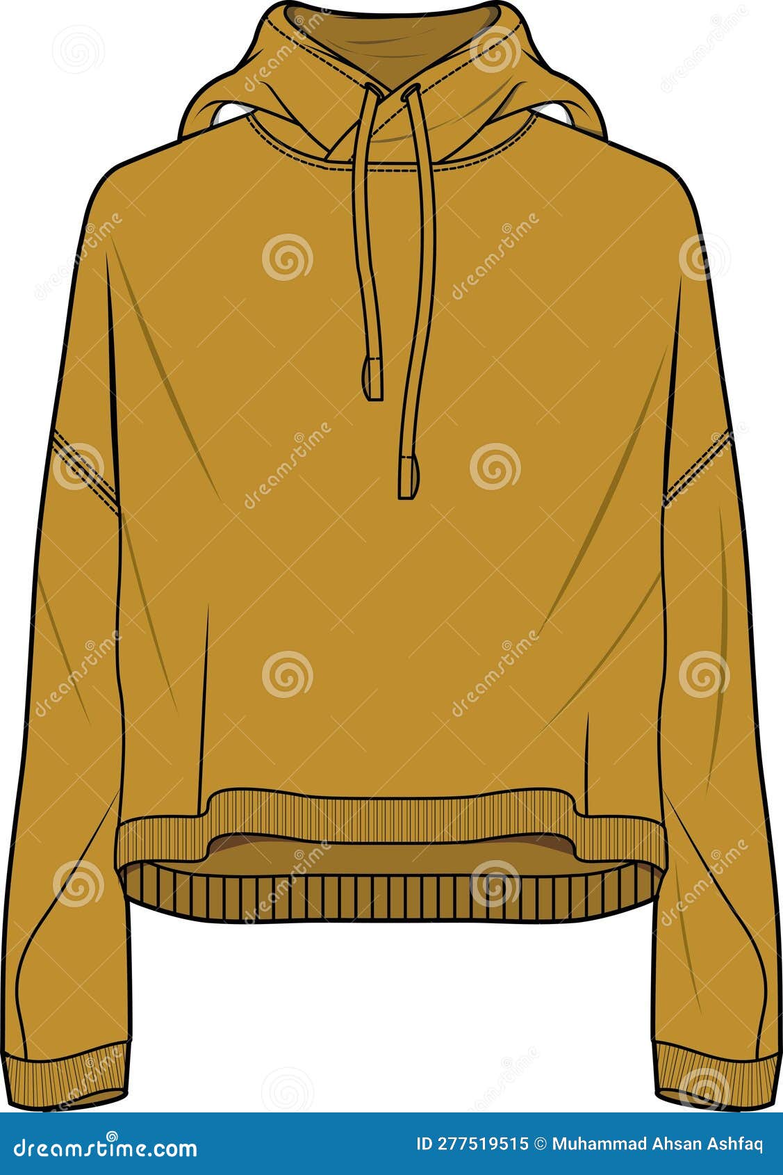 ADULTS UNISEX WEAR HOODIE VECTOR Stock Vector Illustration of outer