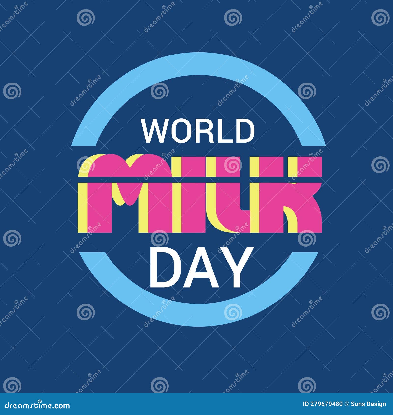 World Milk Day. stock illustration. Illustration of farm 279679480