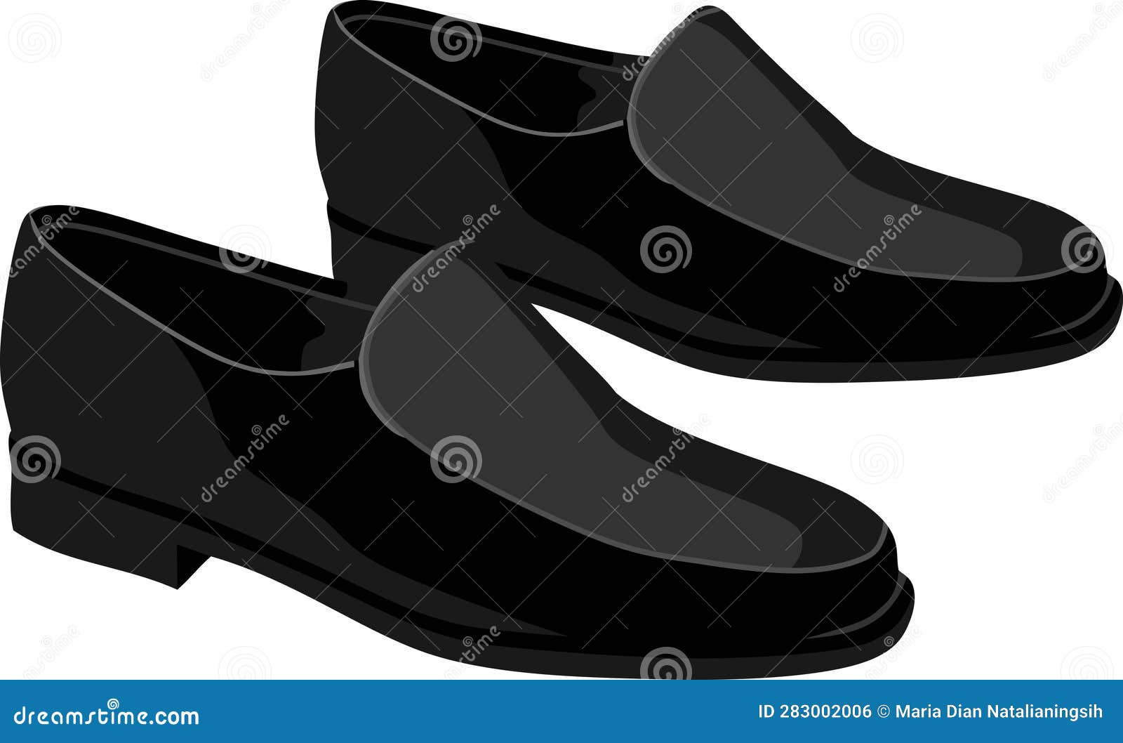 Black Man Shoes Fashion Vector Stock Vector - Illustration of formal ...