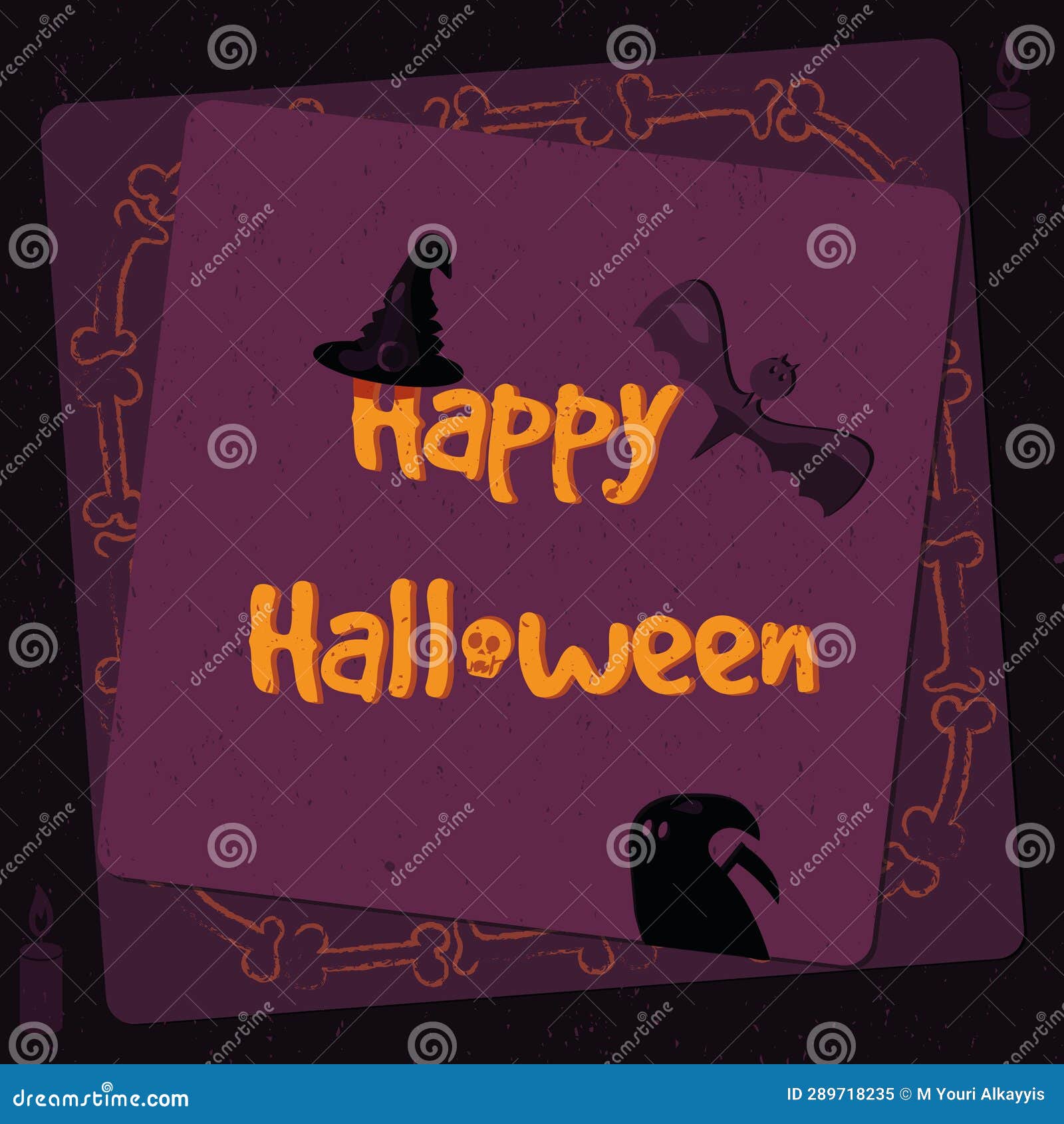 Halloween Vectors, Illustrations, Emojis, and Patterns. Stock