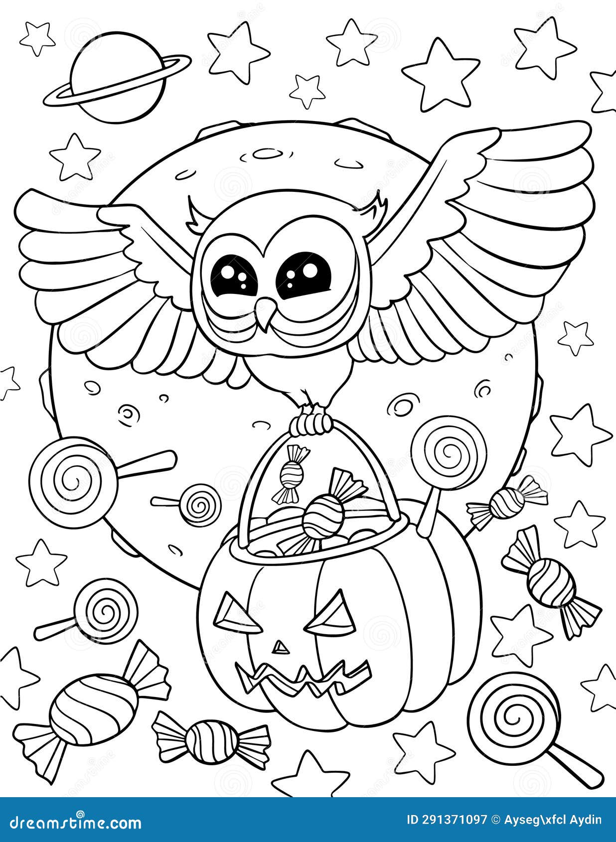 Halloweenanimalcoloring Cartoons, Illustrations & Vector Stock Images