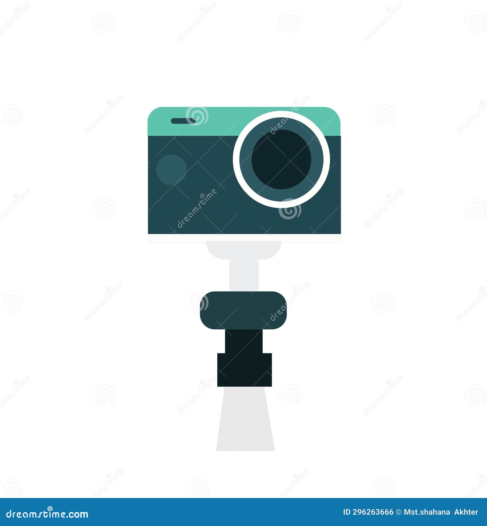 Vector Gimble Camera Stabilizer Illustration Design . Stock Vector