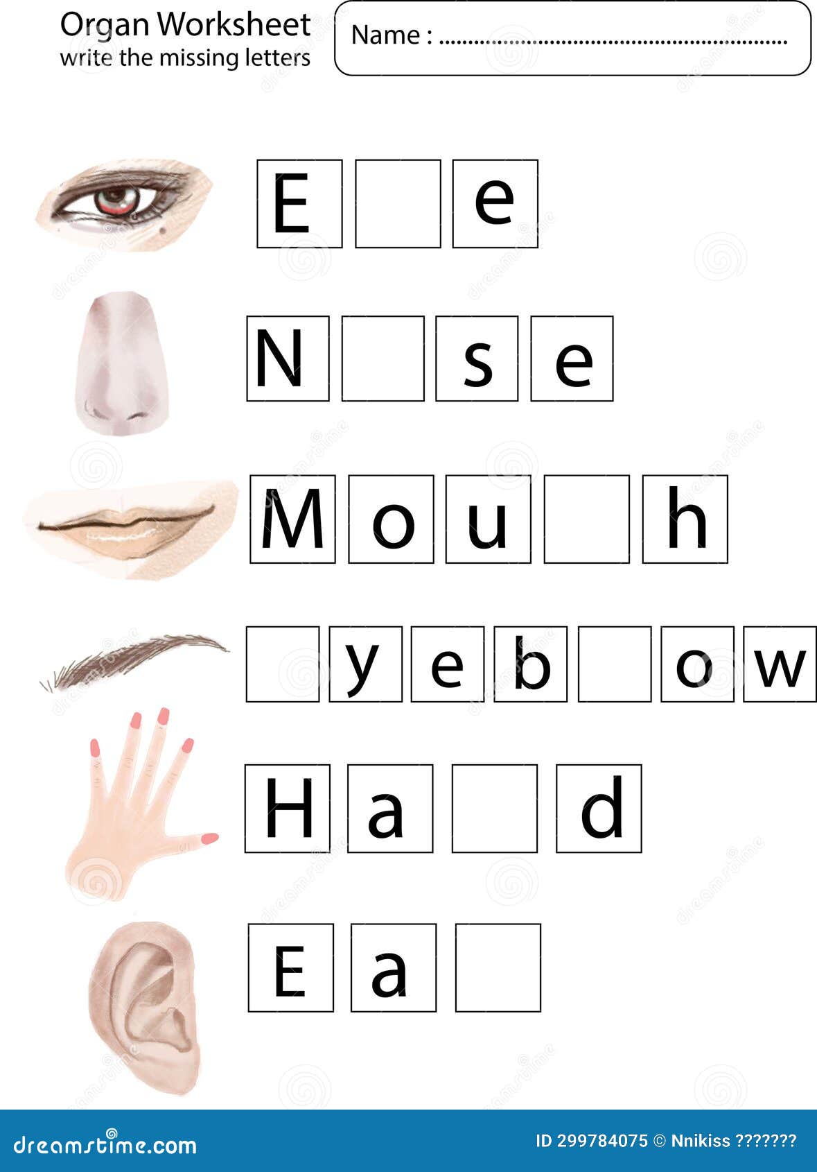 english-worksheets-for-kids-stock-illustration-illustration-of