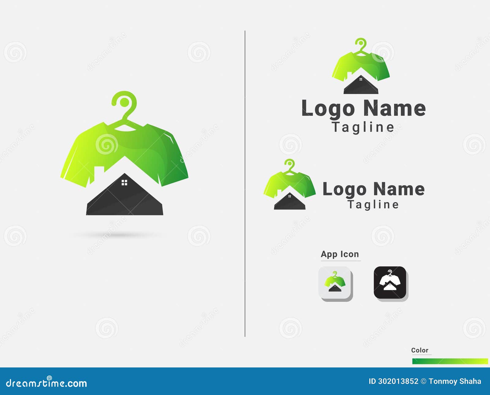 Tshirt with Home. Real Estate. Clothing House Logo. Premium. Clothing