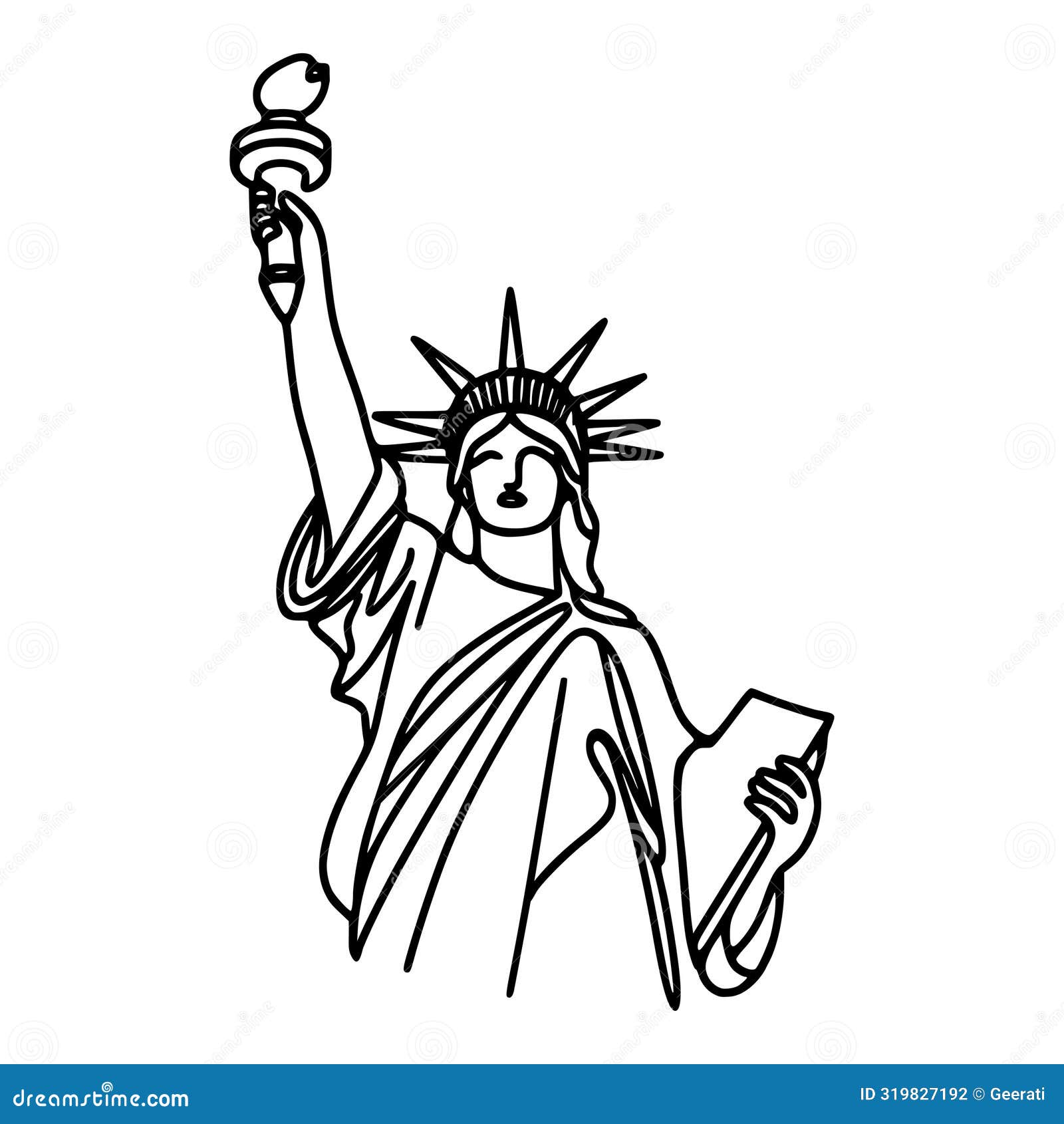 statue-of-liberty-hand-drawing-line-vector-illustration-editorial