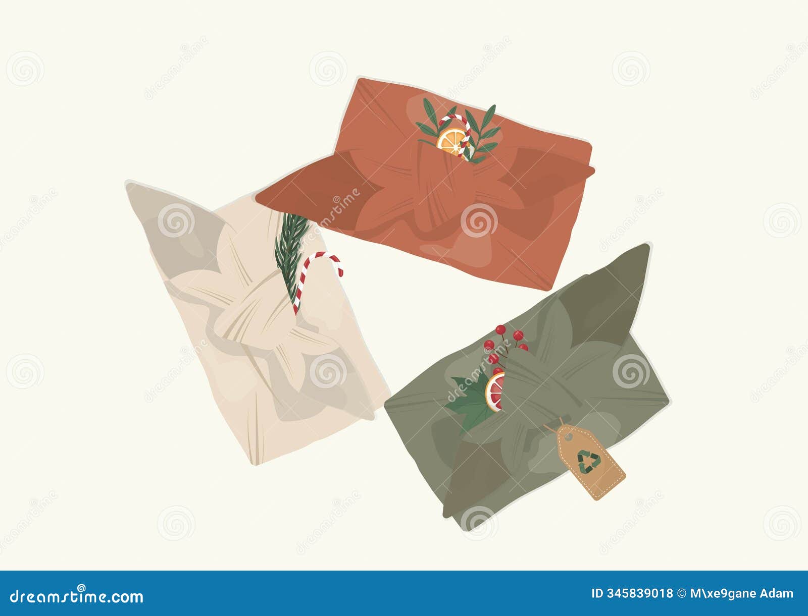 friendly-christmas-scene-on-snow-background-royalty-free-stock-image