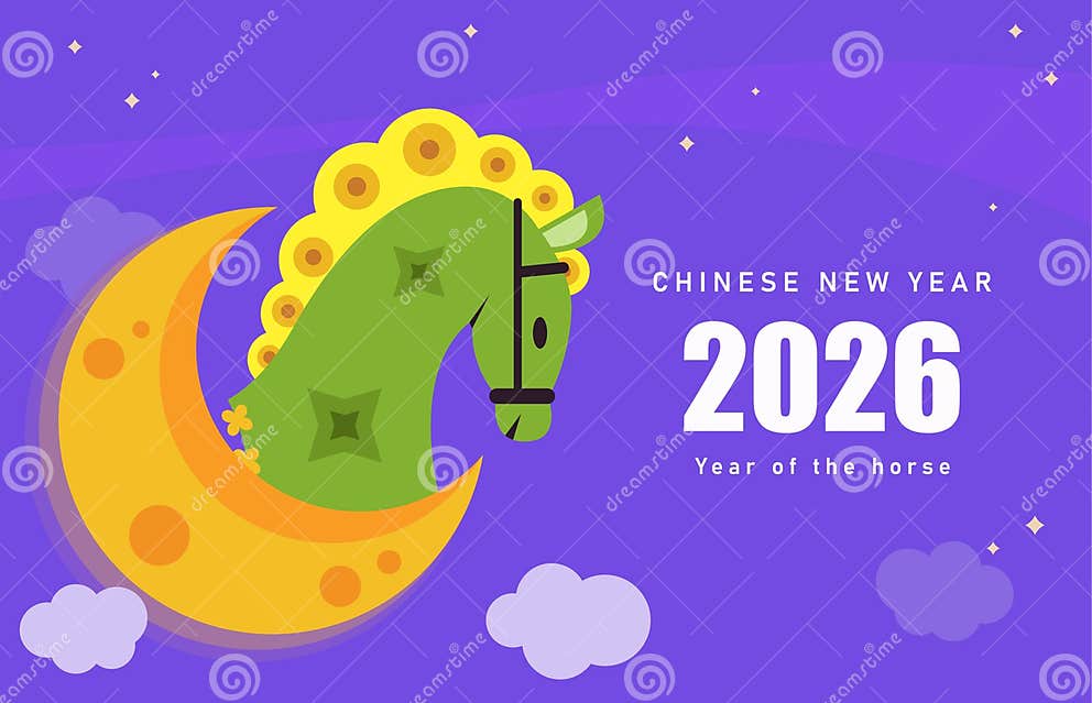 Chinese New Year 2026 , Happy New Year 2026, Chines Horse, Symbol of