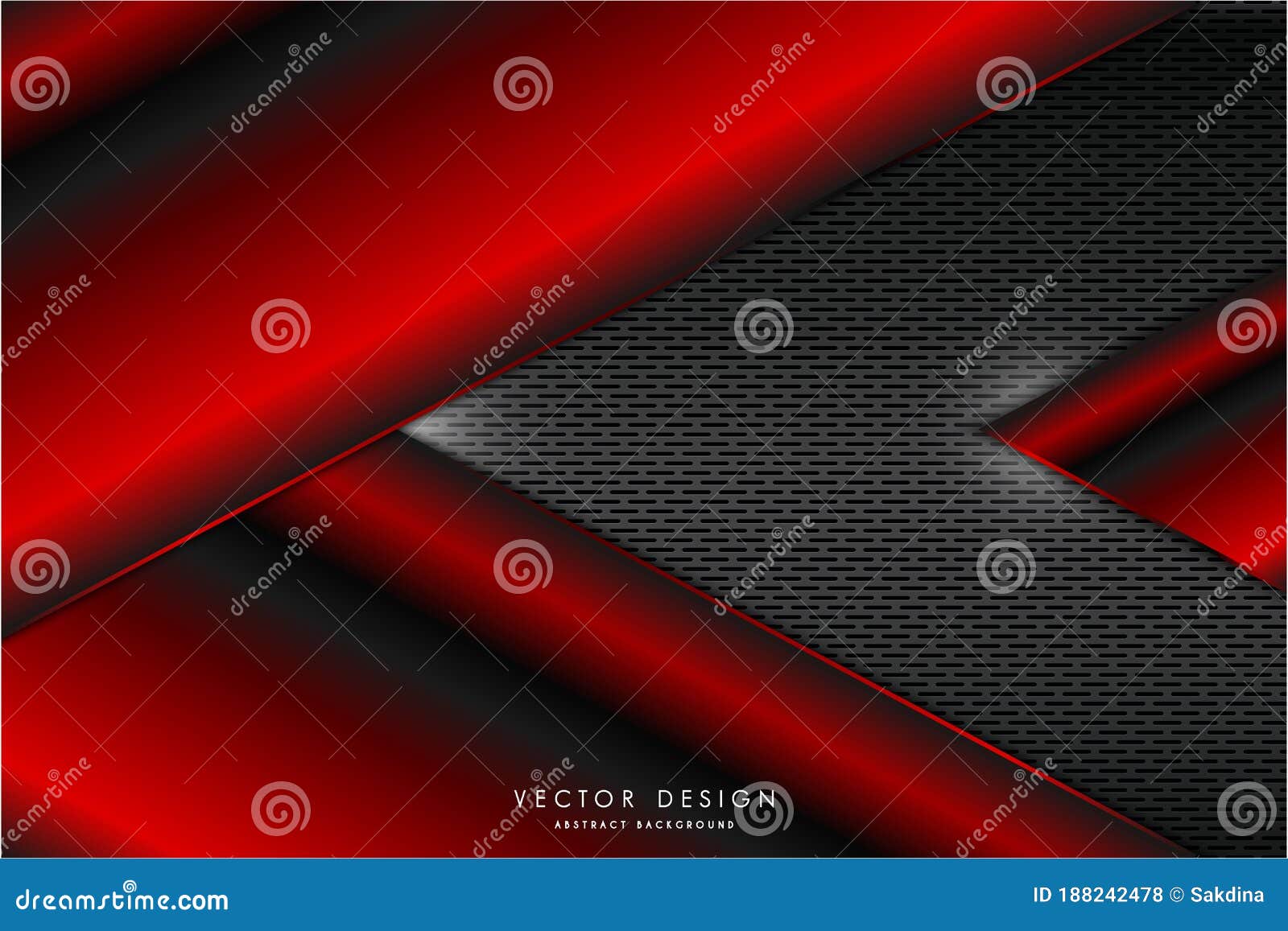 abstract background.metallic of red with carbon fiber.dark space technology concept.