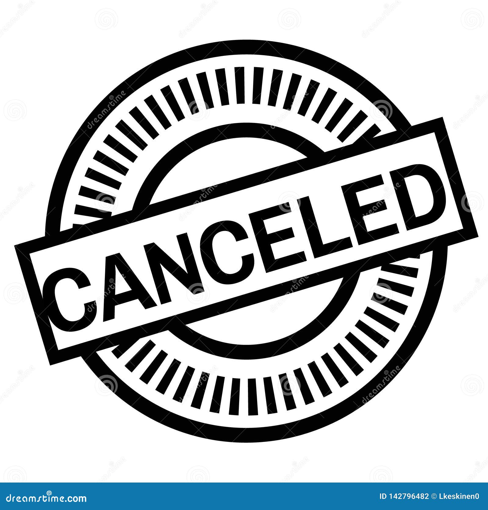 Print Canceled Stamp On White Stock Vector - Illustration of banner