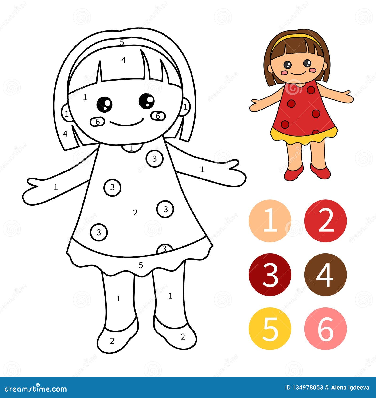 Coloring Book Cute Doll Drawing - Microsoft Apps