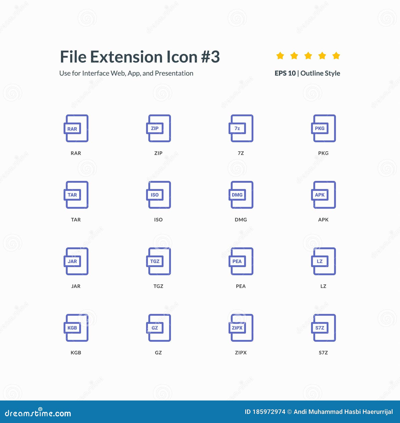 compression file extension icon format set interface app part 3  graphic   for mobile web