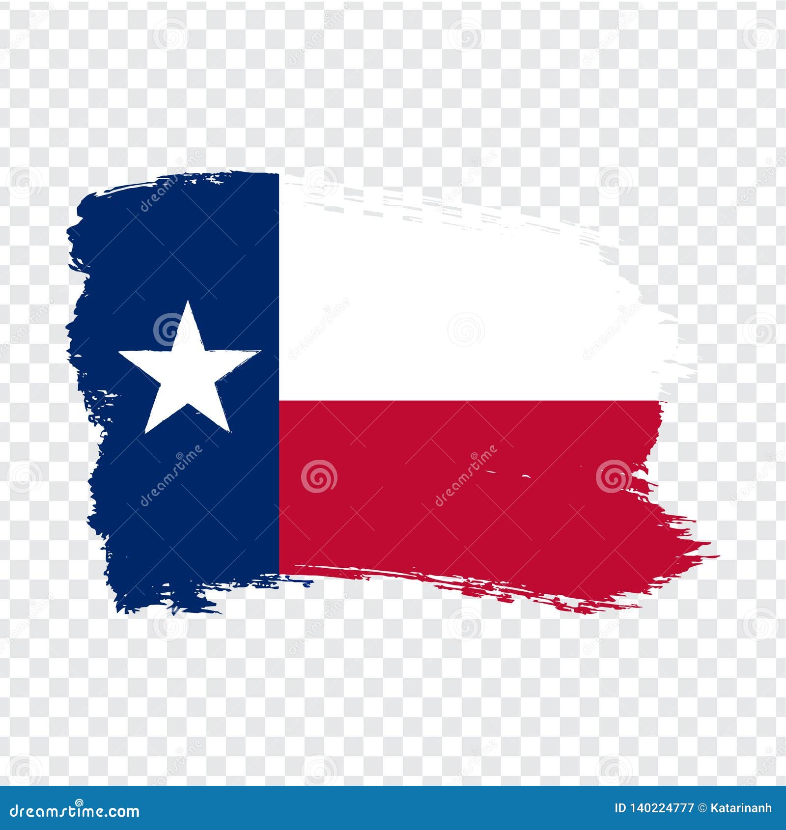 Download Flag Of Texas From Brush Strokes. United States Of America ...