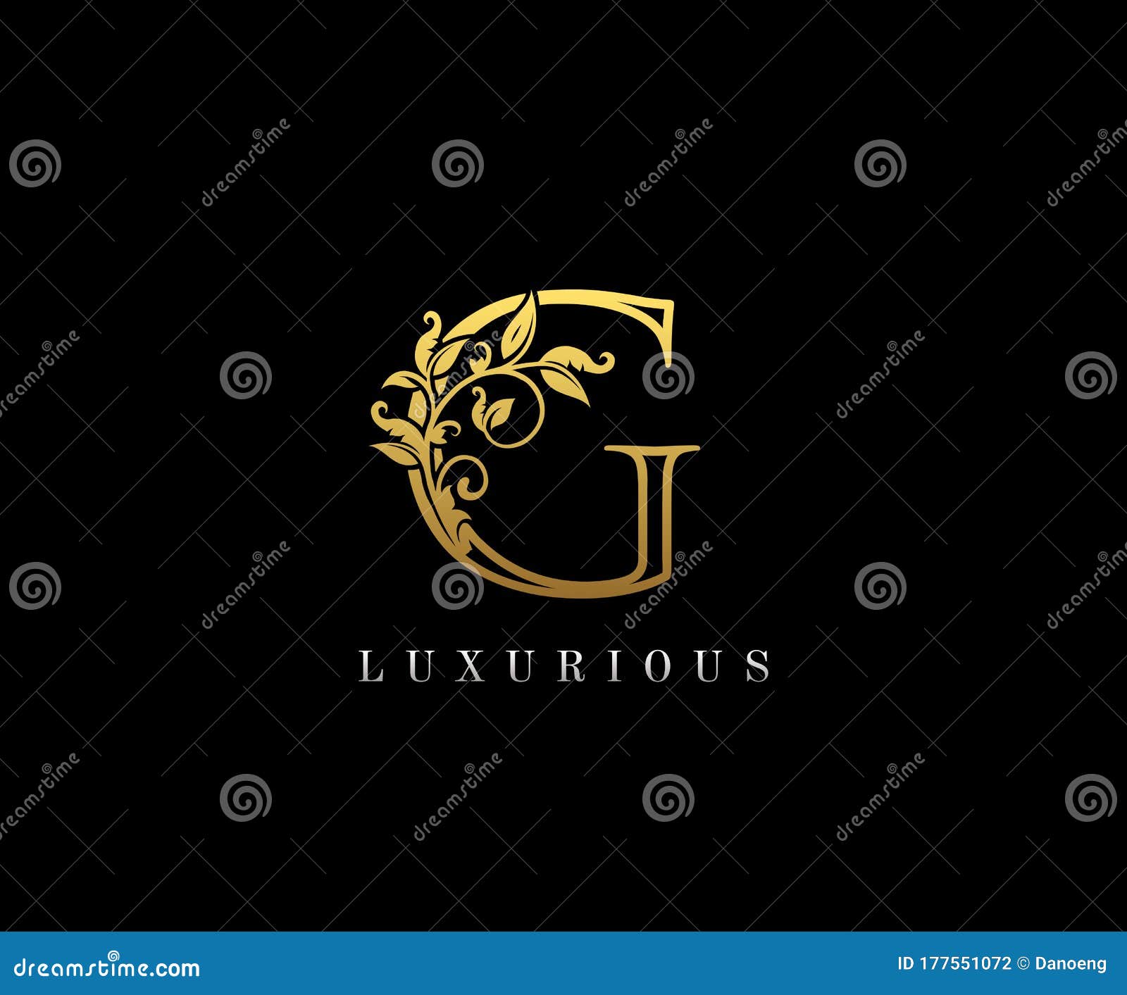 Luxury Gold Letter G Logo Vintage G Swirl Icon Design Vector Stock Vector Illustration Of Heraldic Interior