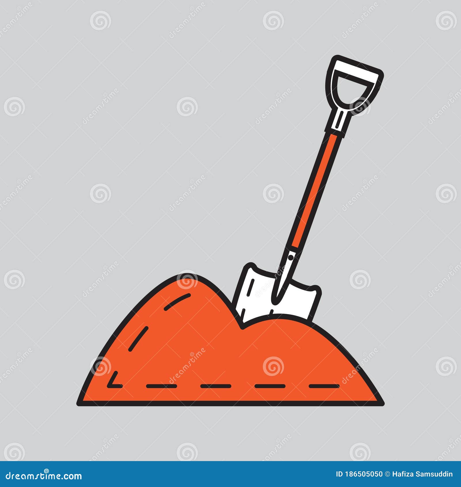 Print stock vector. Illustration of industries, cement - 186505050