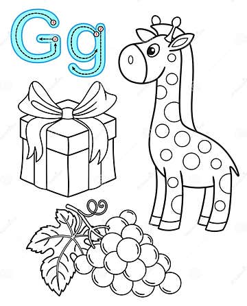 Printable Coloring Page for Kindergarten and Preschool. Card for Study ...