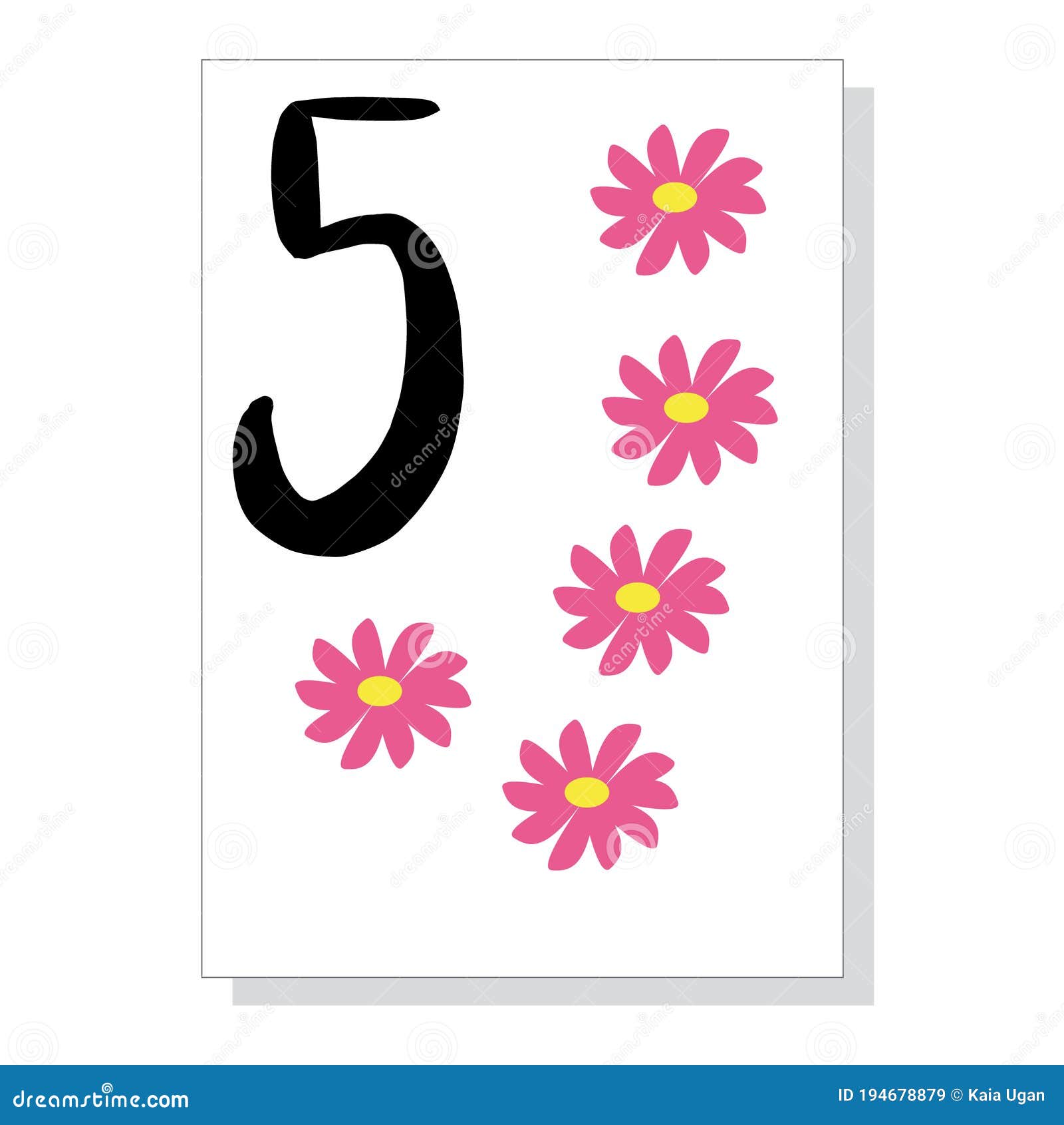 printable flashcard for numbers for children. for preschool and kindergarten kids learning numbers, to count to deduct, to decide