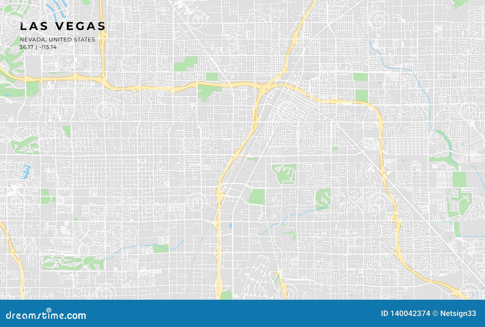 las vegas map