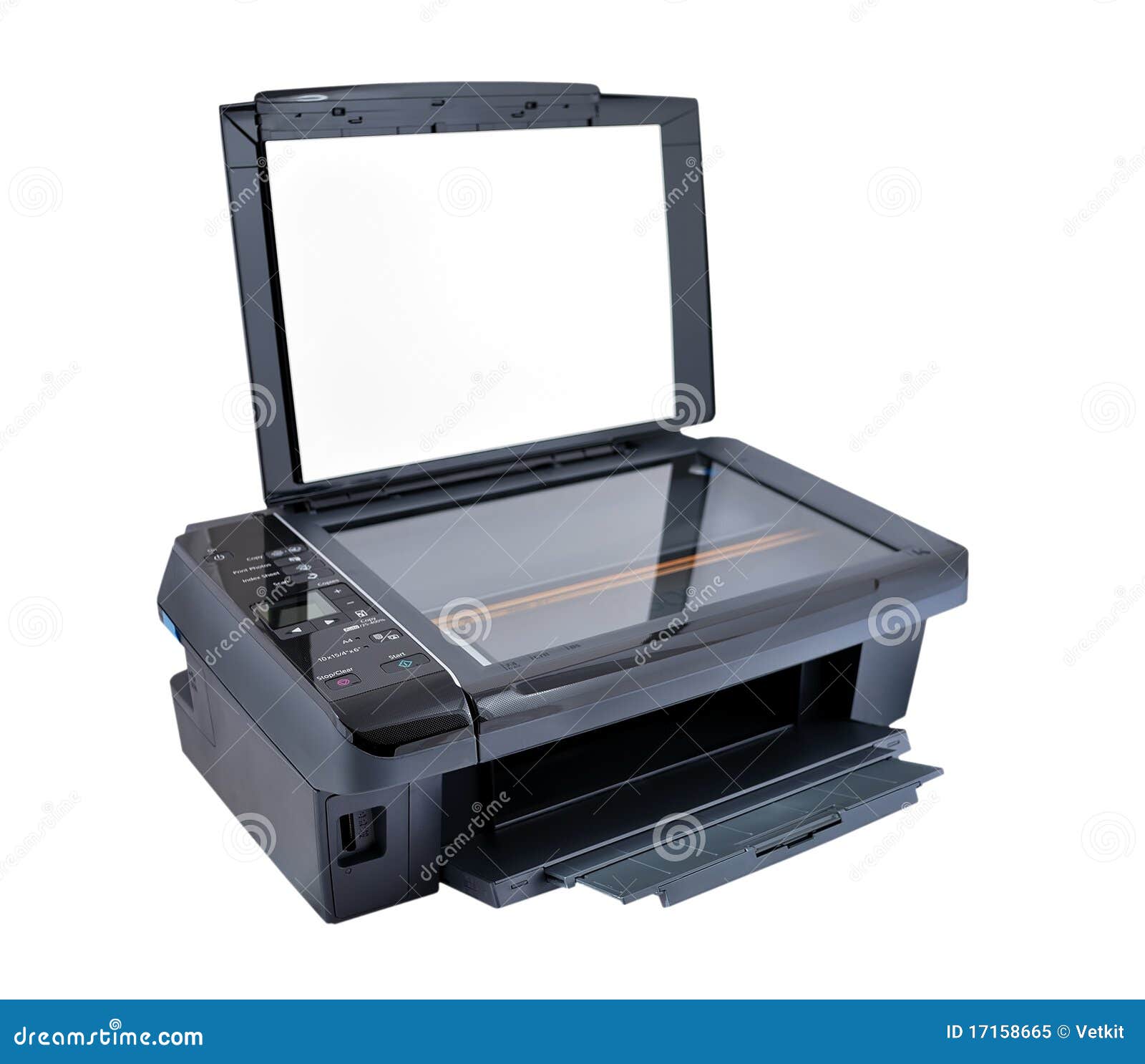 Printer stock afbeelding. Image of laserstraal, bureaublad 17158665