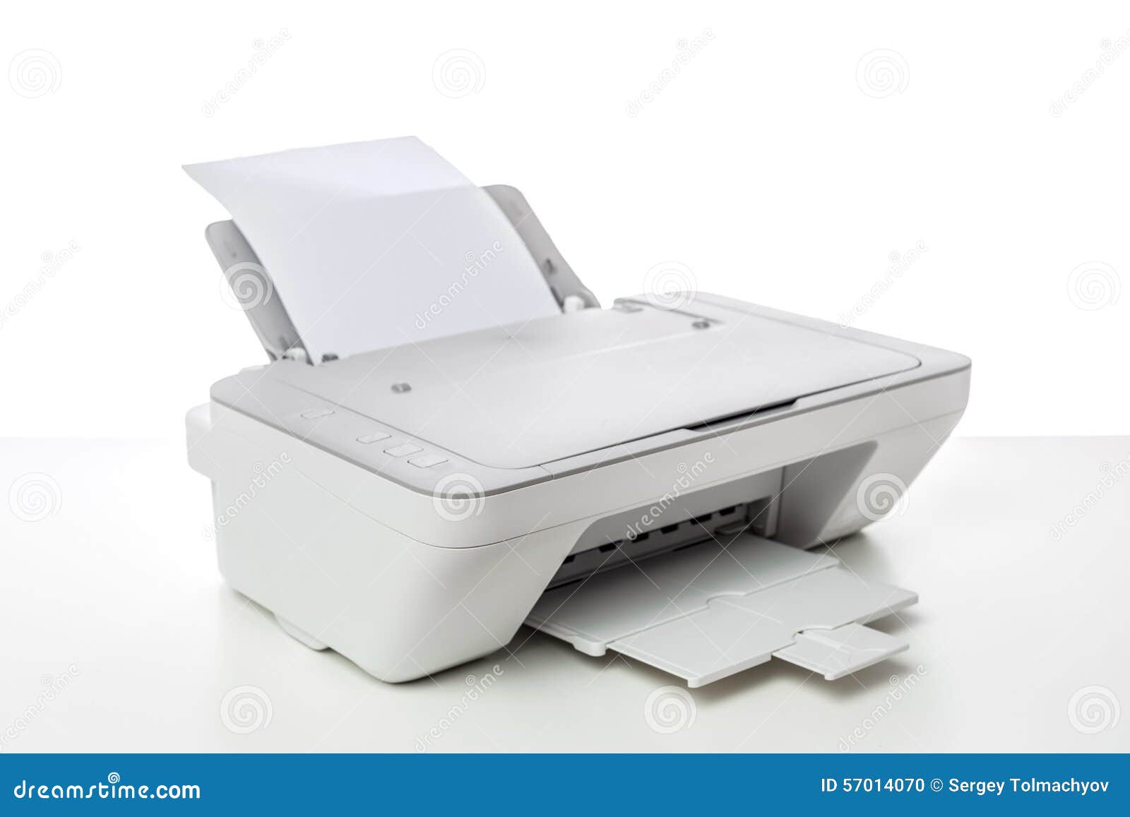 Printer, office interior stock photo. Image of home, place 57014070