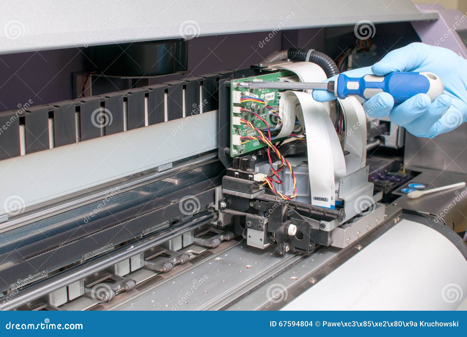 Printer service repair stock photo. Image of digital 67594804