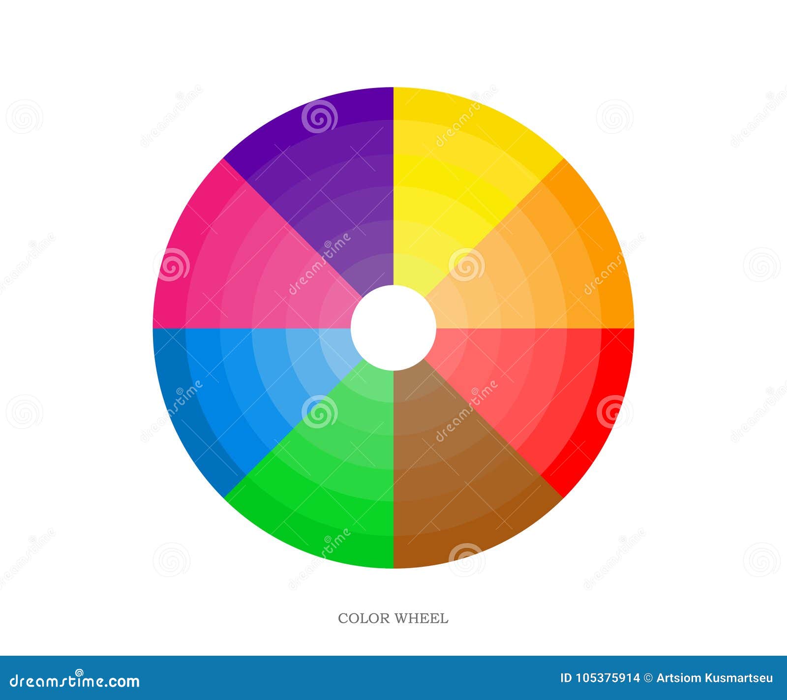 8 Color Wheel Chart