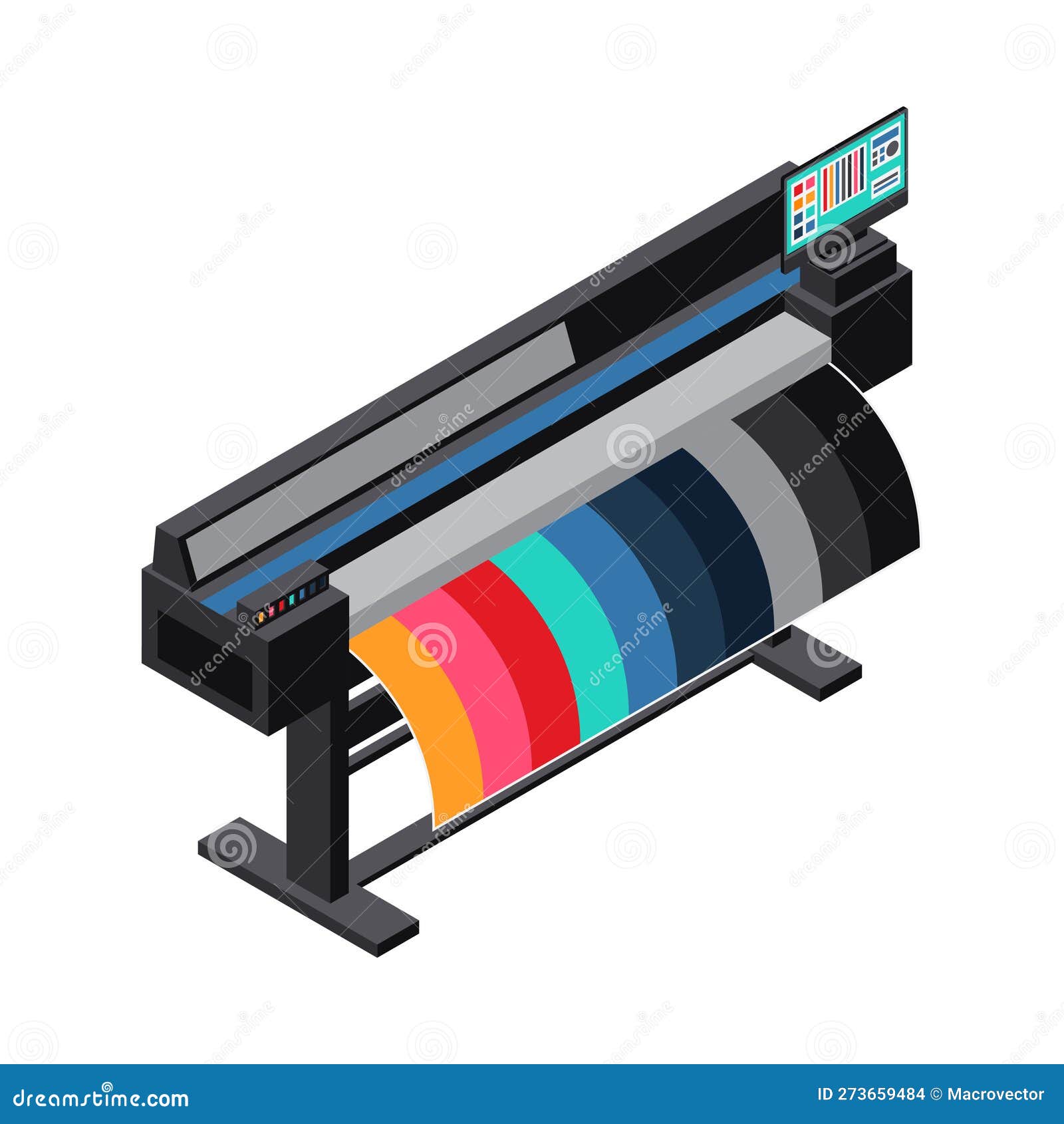 Printing House Icon stock illustration. Illustration of icon 273659484