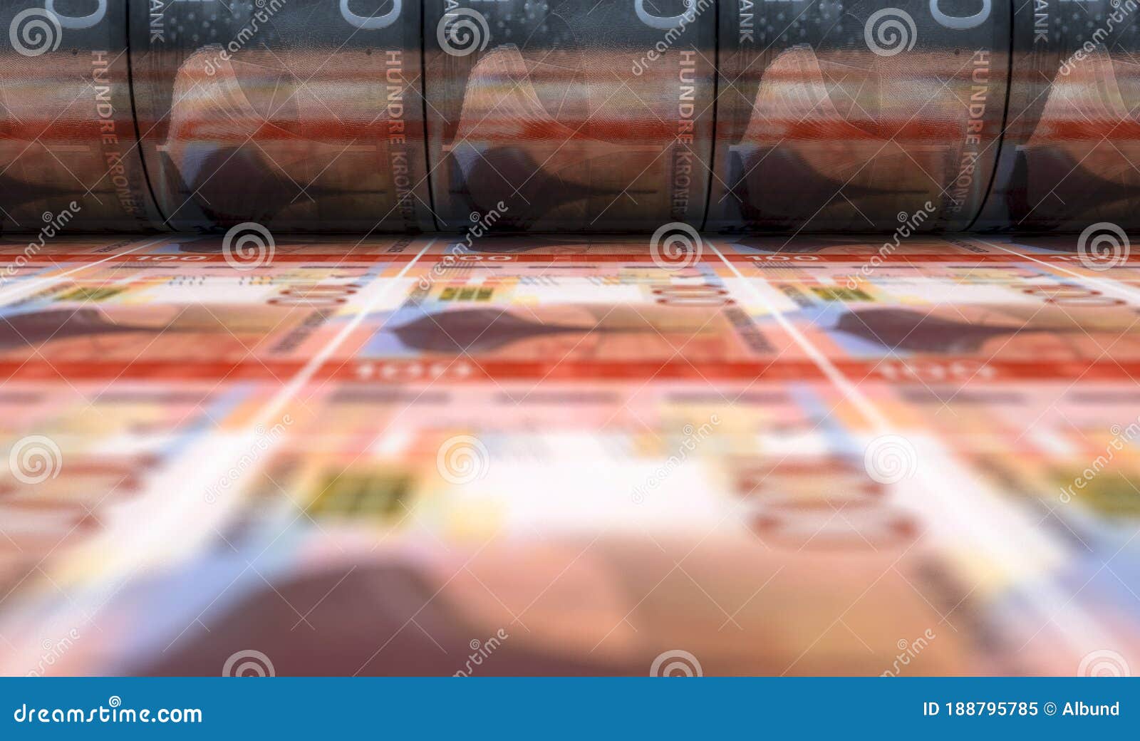 printing norwegian kroner notes