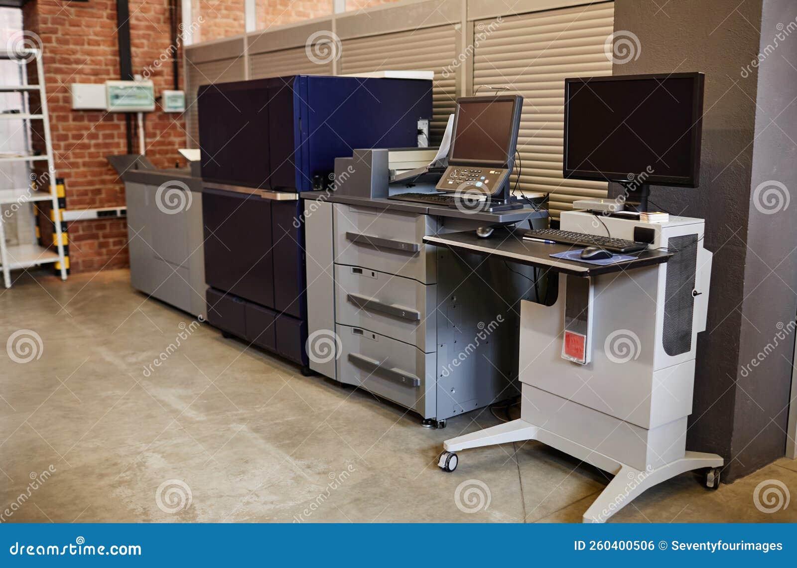 Printing Station at Factory Stock Photo Image of printing, factory