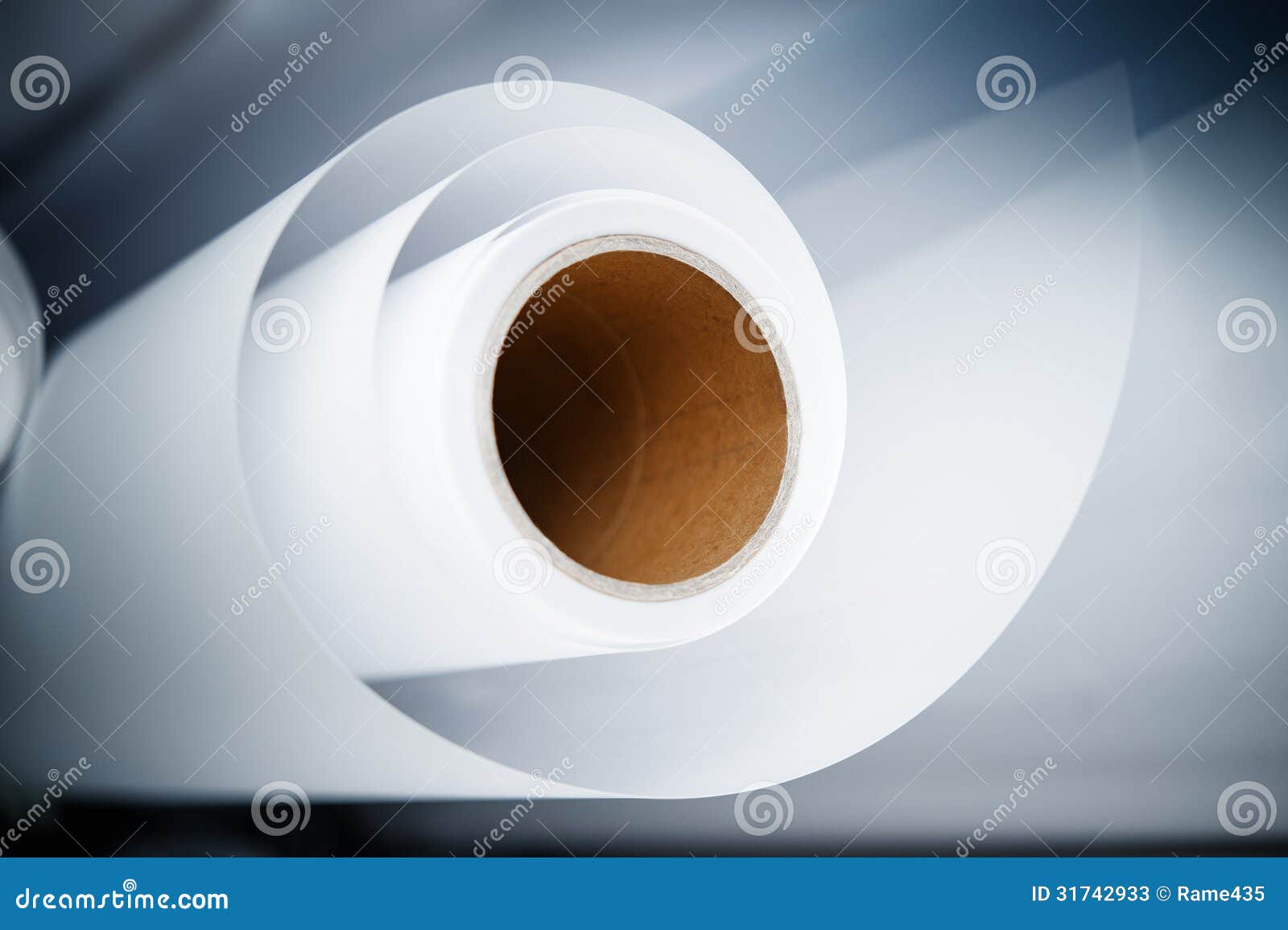 paper roll stock image. Image of printer, conceptual 31742933