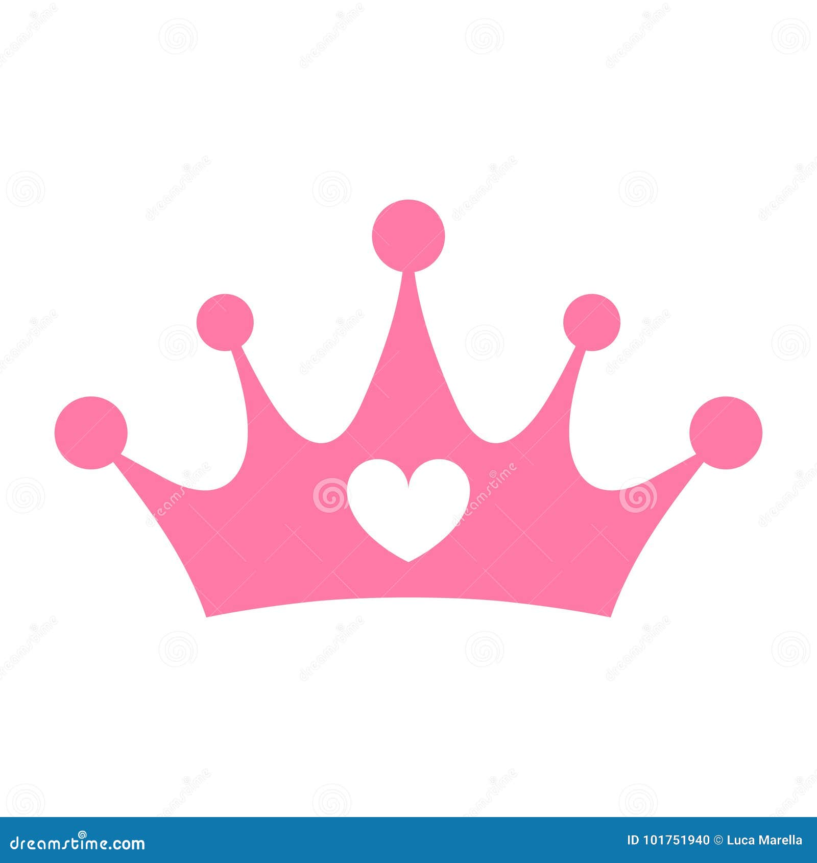 Prinzessin Crown vektor abbildung. Illustration von kind 101751940
