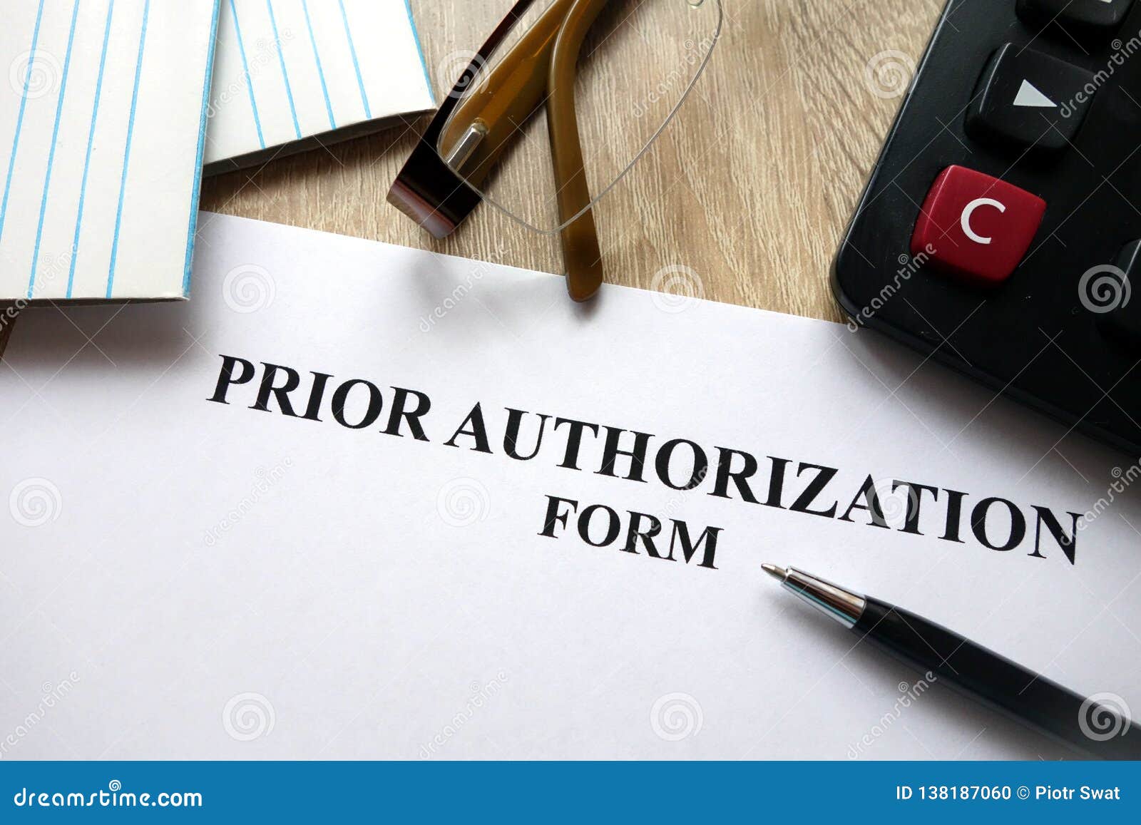 prior authorization form