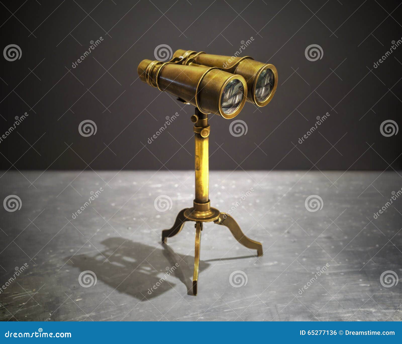 Prismatic Binocular Vintage Style Stock Photo Image of monocular