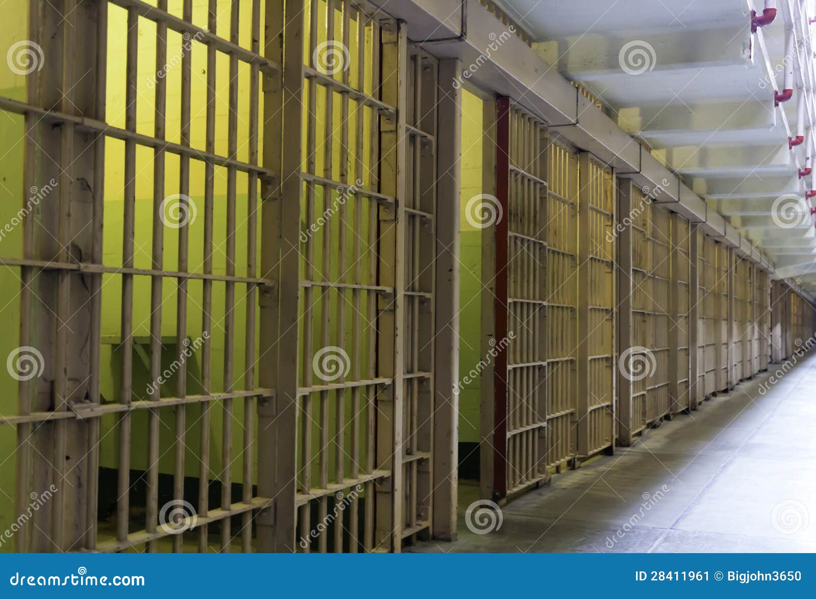 Prison cell bars stock image. Image of iron, block, detention 28411961