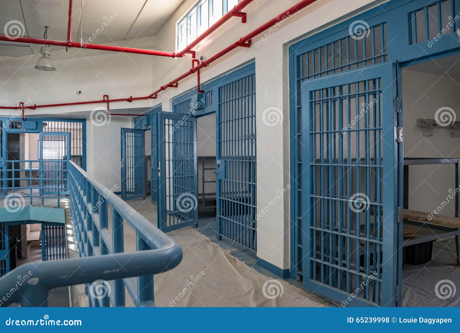 Prison cell stock photo. Image of protective, building 65239998