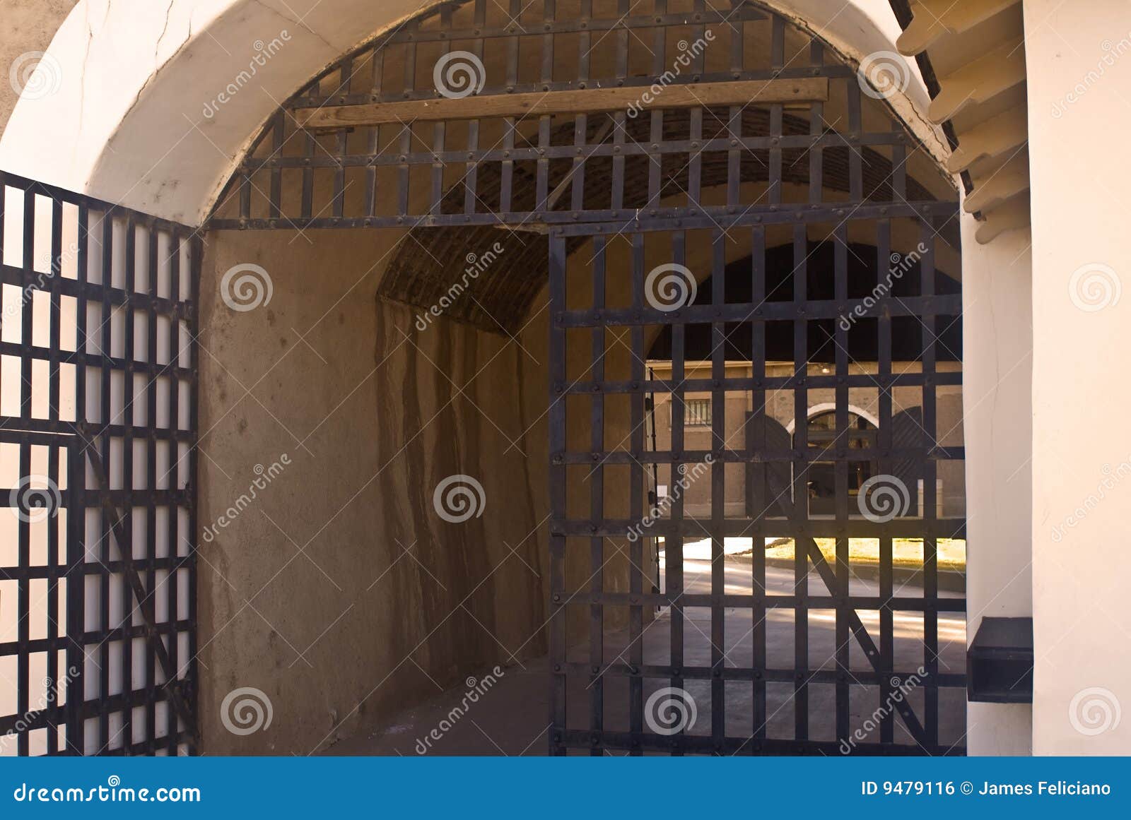 Prison Doors stock photo. Image of historic, yuma, arizona 9479116