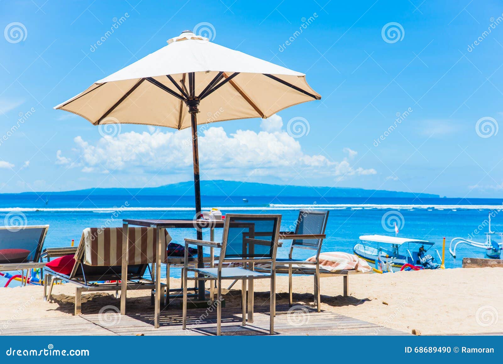 pristine beach bathed by the bali sea