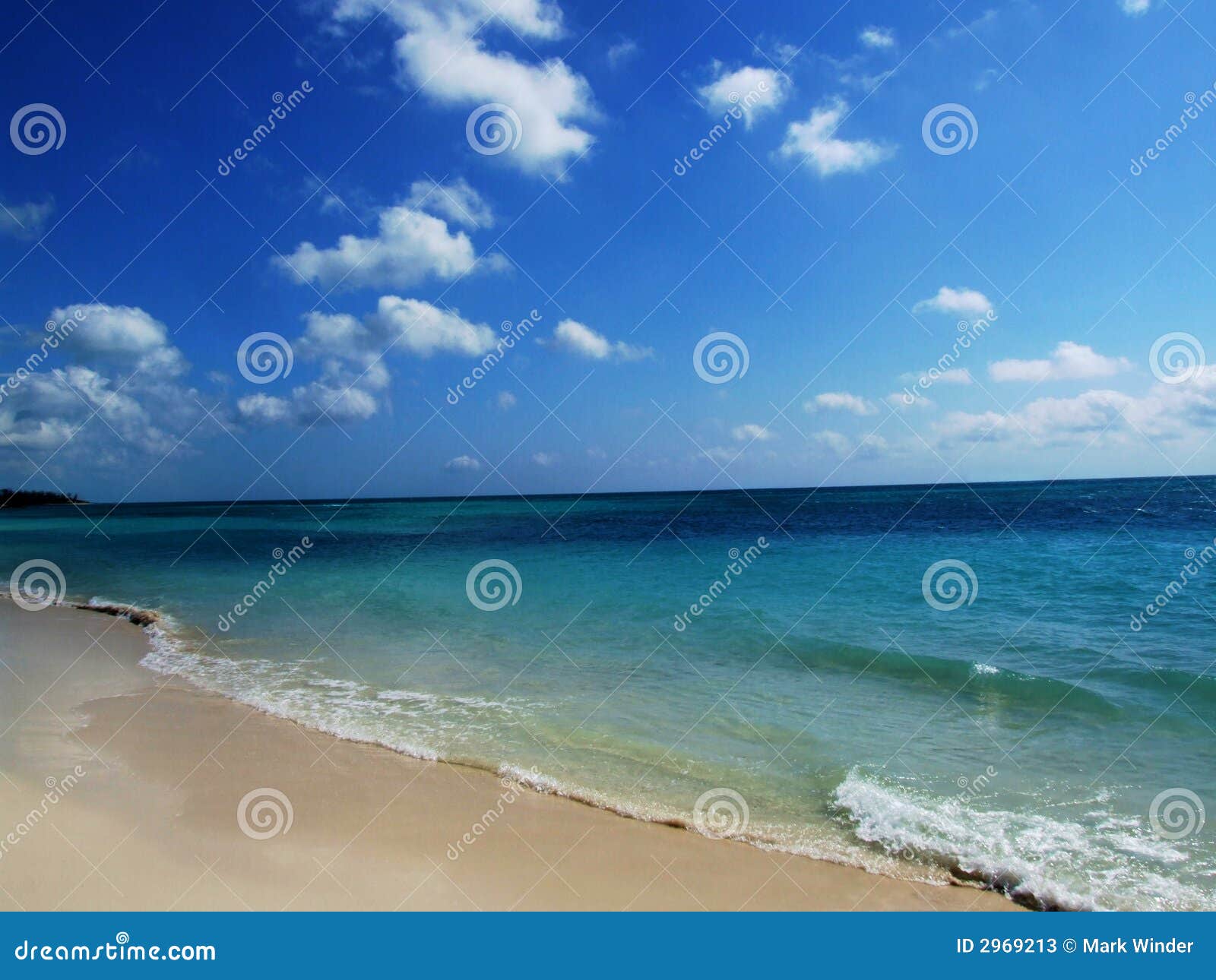 pristine beach - shoreline