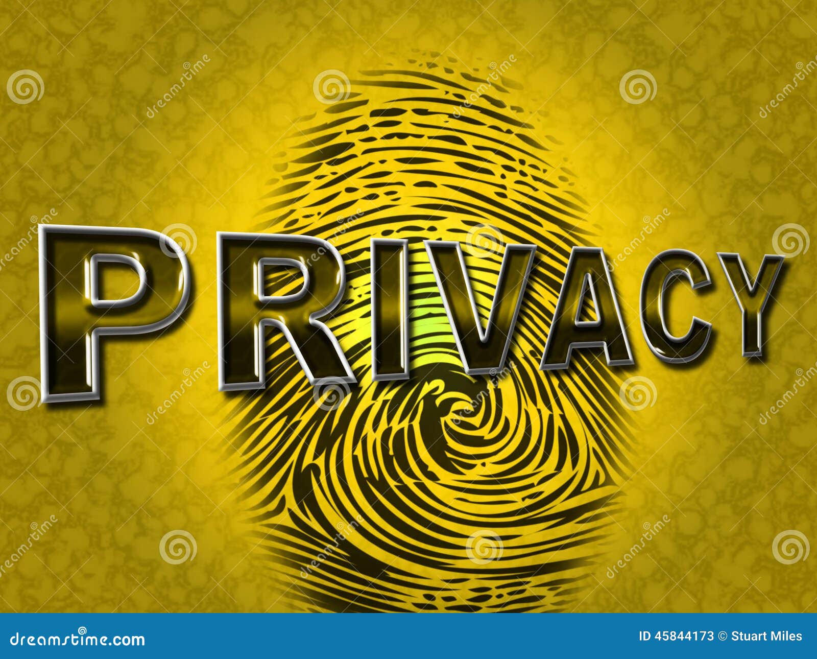 privacy fingerprint indicates login unauthorized and encrypt