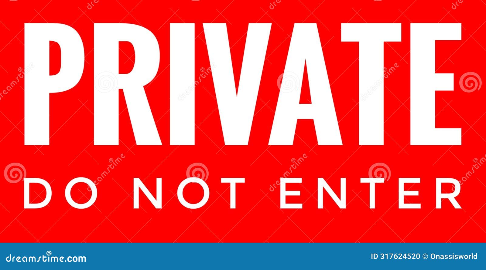 Private Do Not Enter Red Sign Stock Illustration - Illustration of enter,  private: 317624520, image size:1600x890