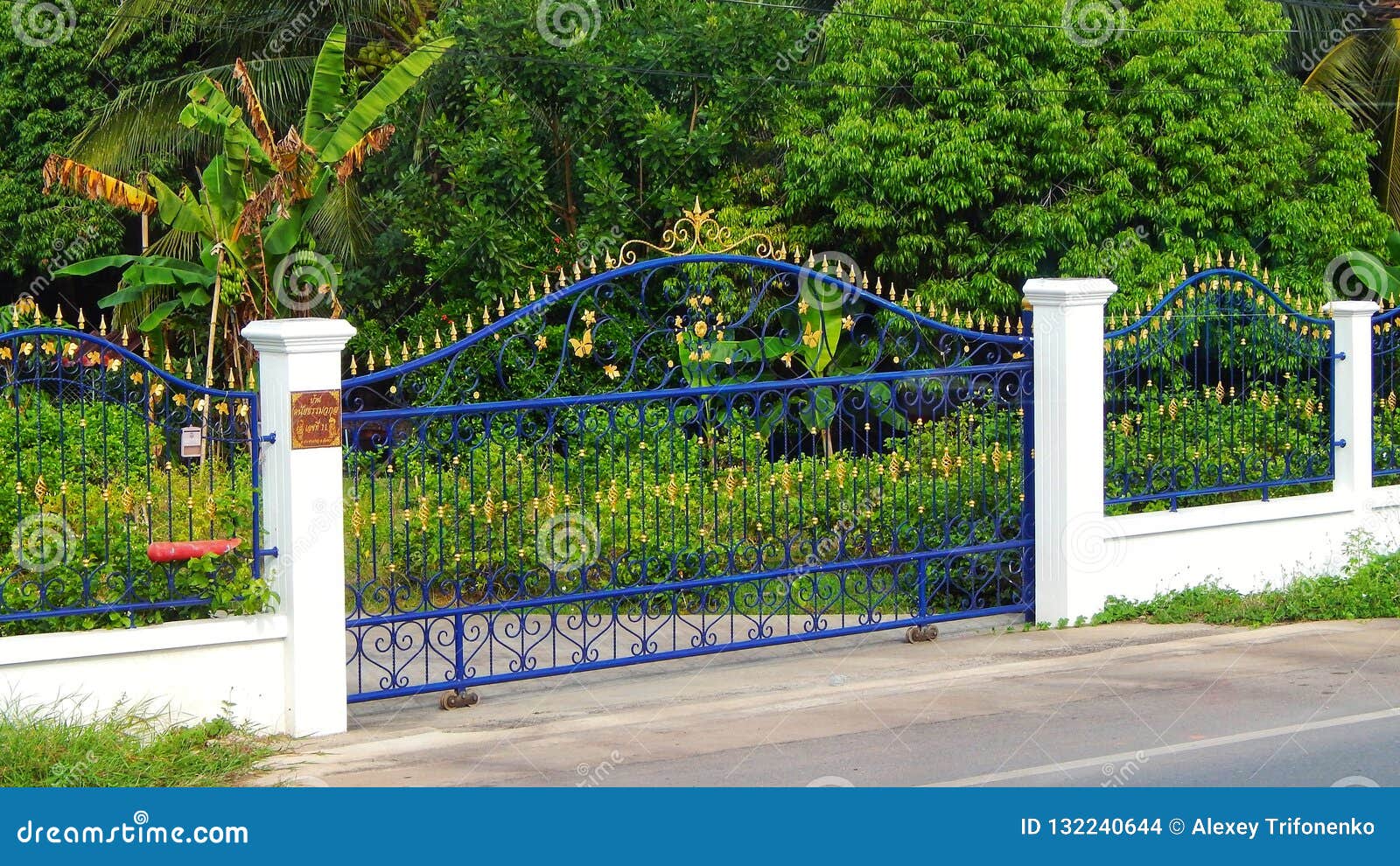 Private Fence in Thailand from Stock Photo Image of architecture