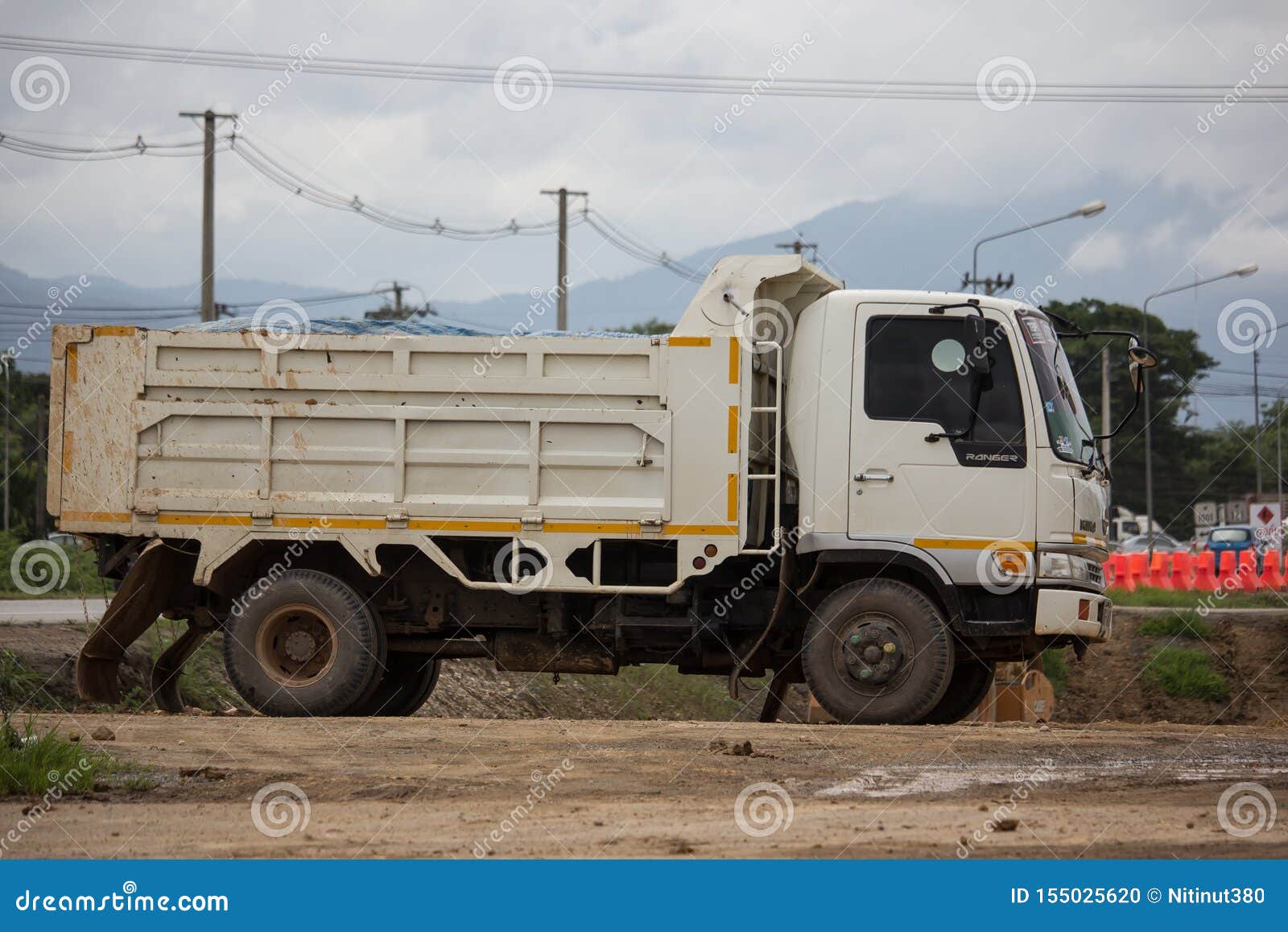 Private Hino Dump Truck  editorial image Image of cargo 