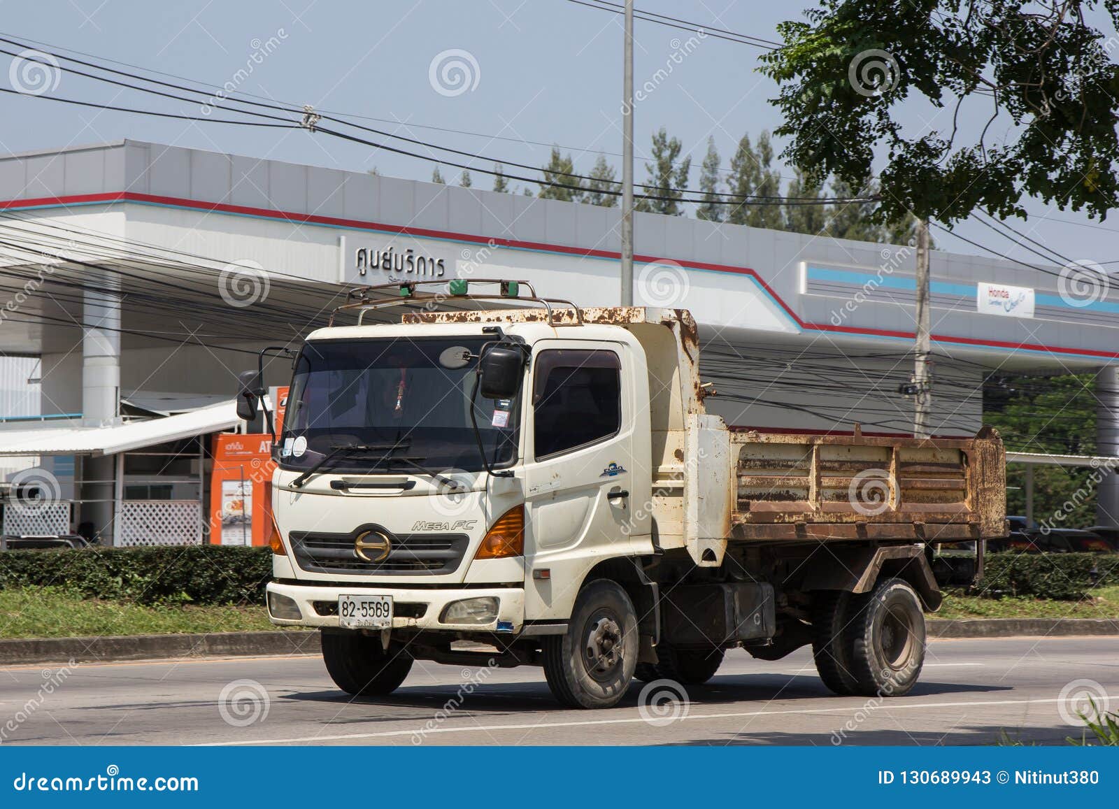 Private Hino Dump Truck  editorial stock photo Image of 