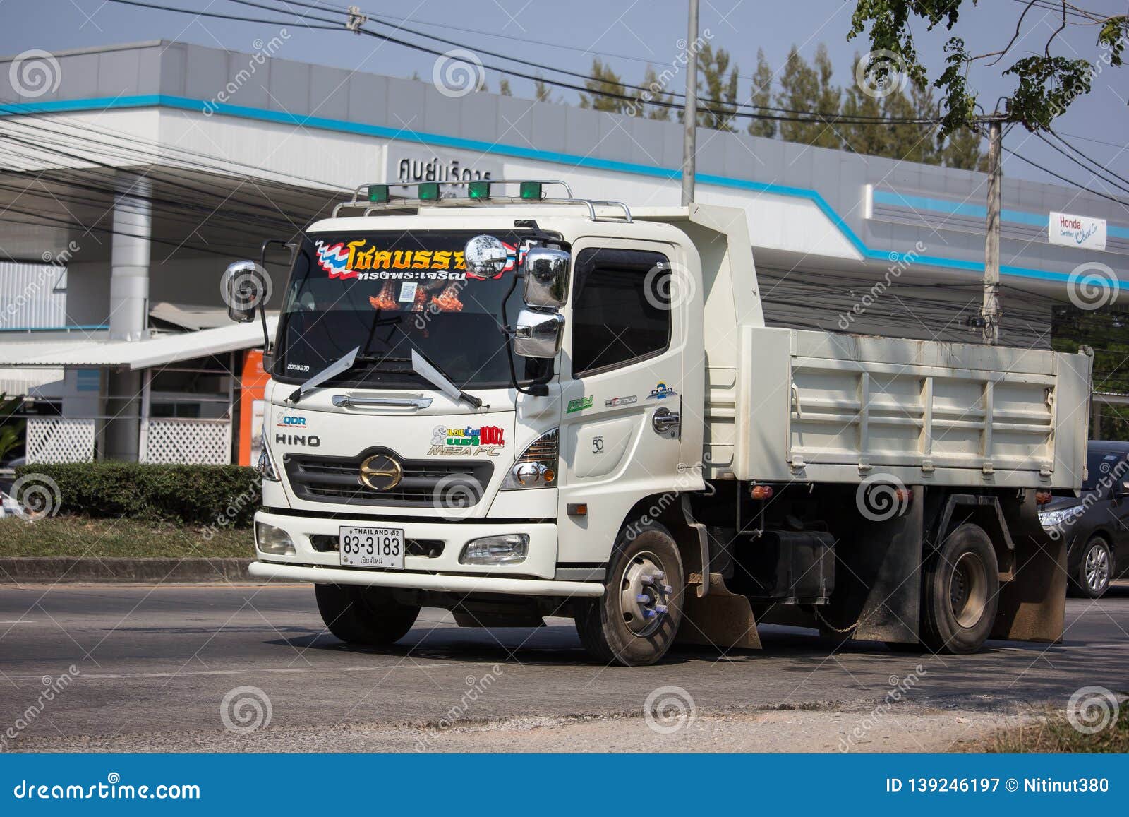 Private Hino Dump Truck  editorial photography Image of 