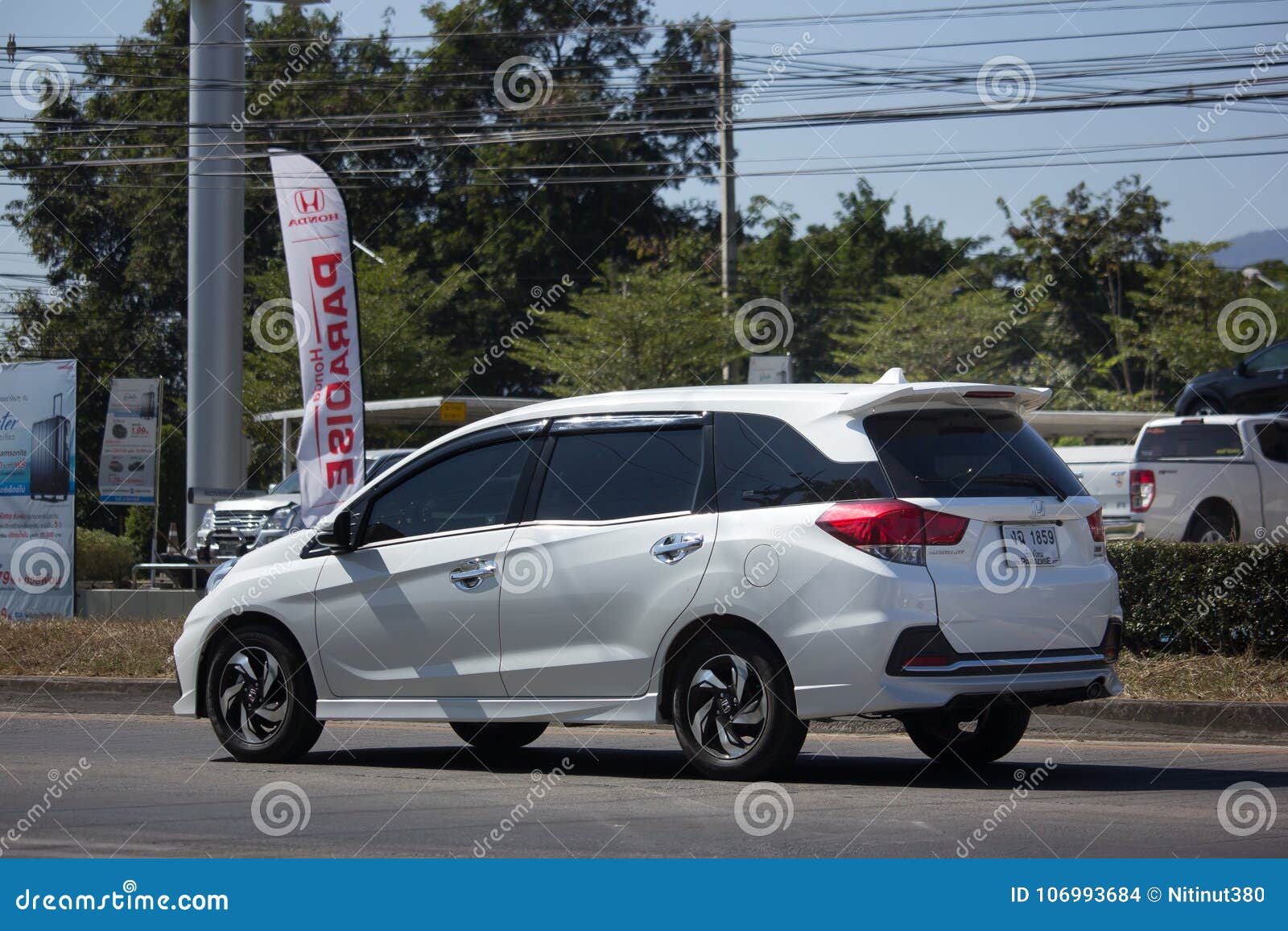 Private Honda  Mobilio  van editorial stock image Image of 