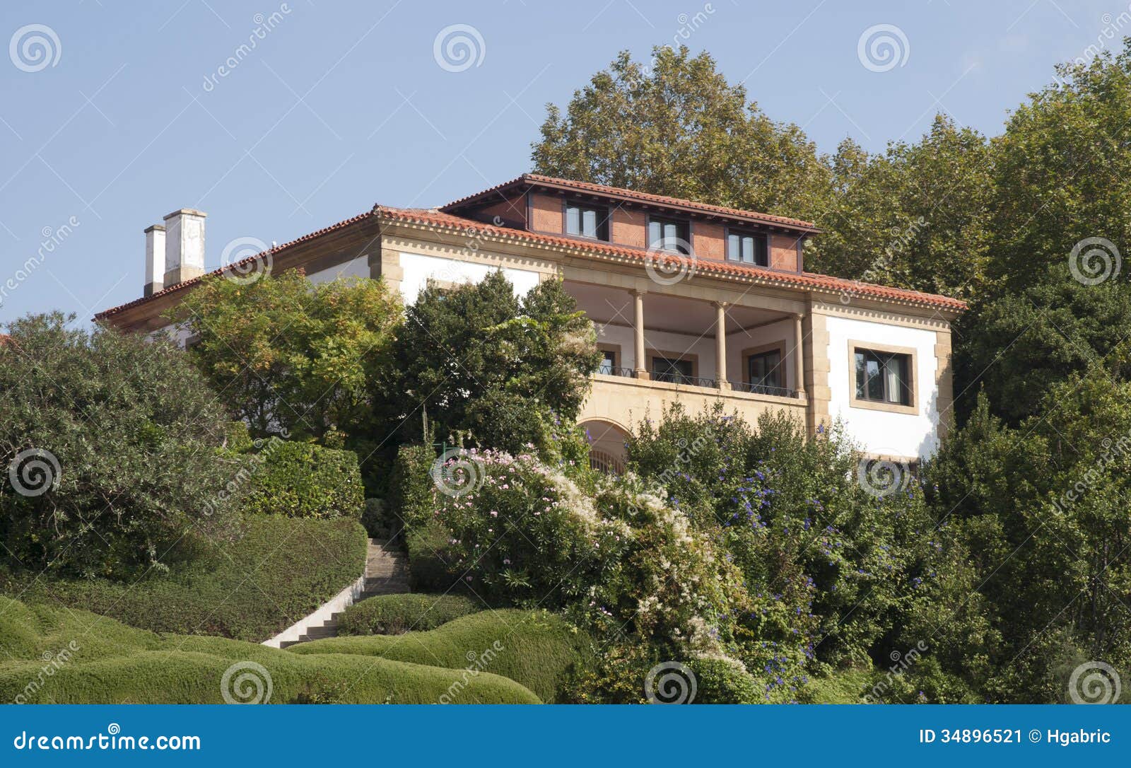 Private House in Getxo, Bilbao Spain Stock Image Image of spain