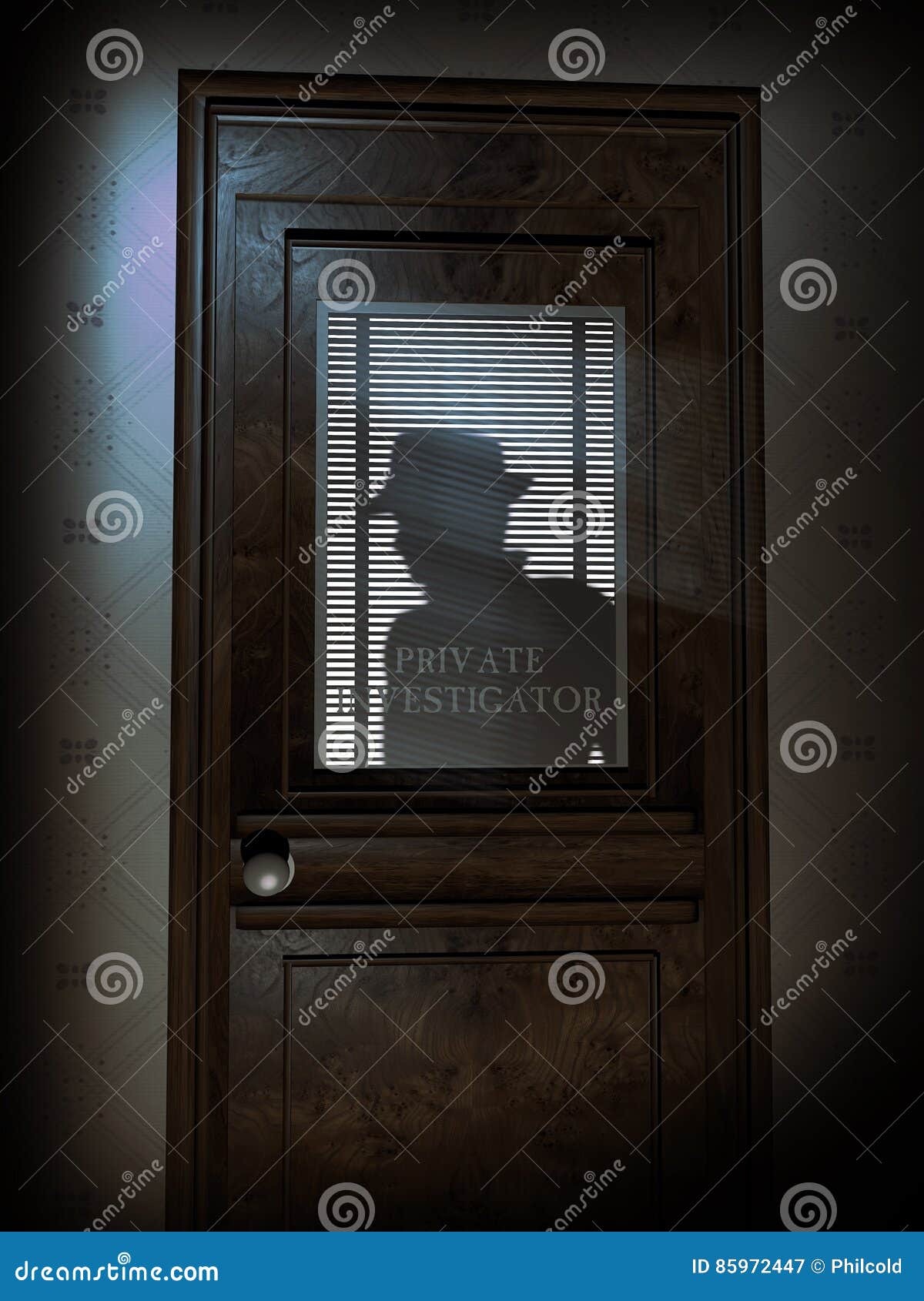 private investigator`s office