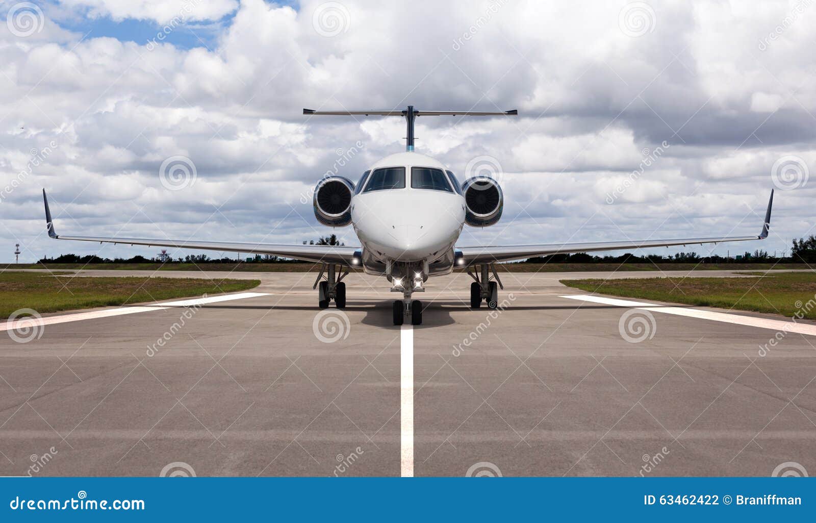 Private jet on the runway stock photo. Image of cloud 63462422