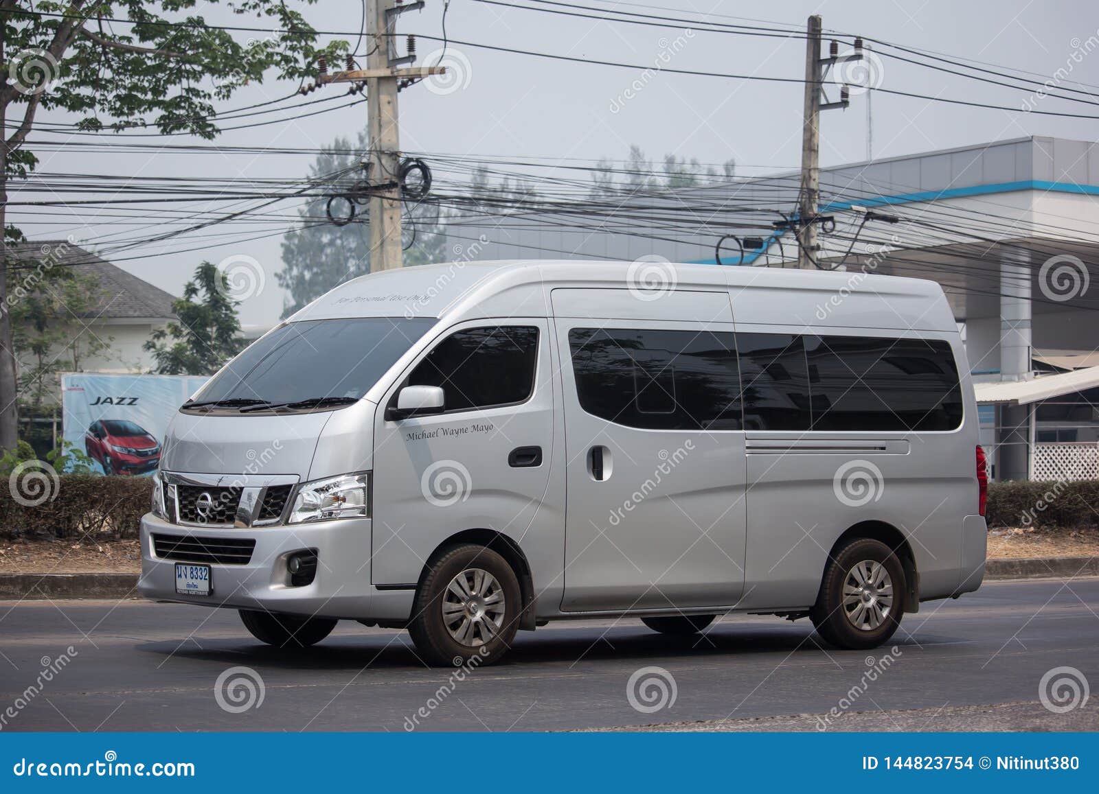 Private Nissan Urvan Van Car Editorial Stock Image Image