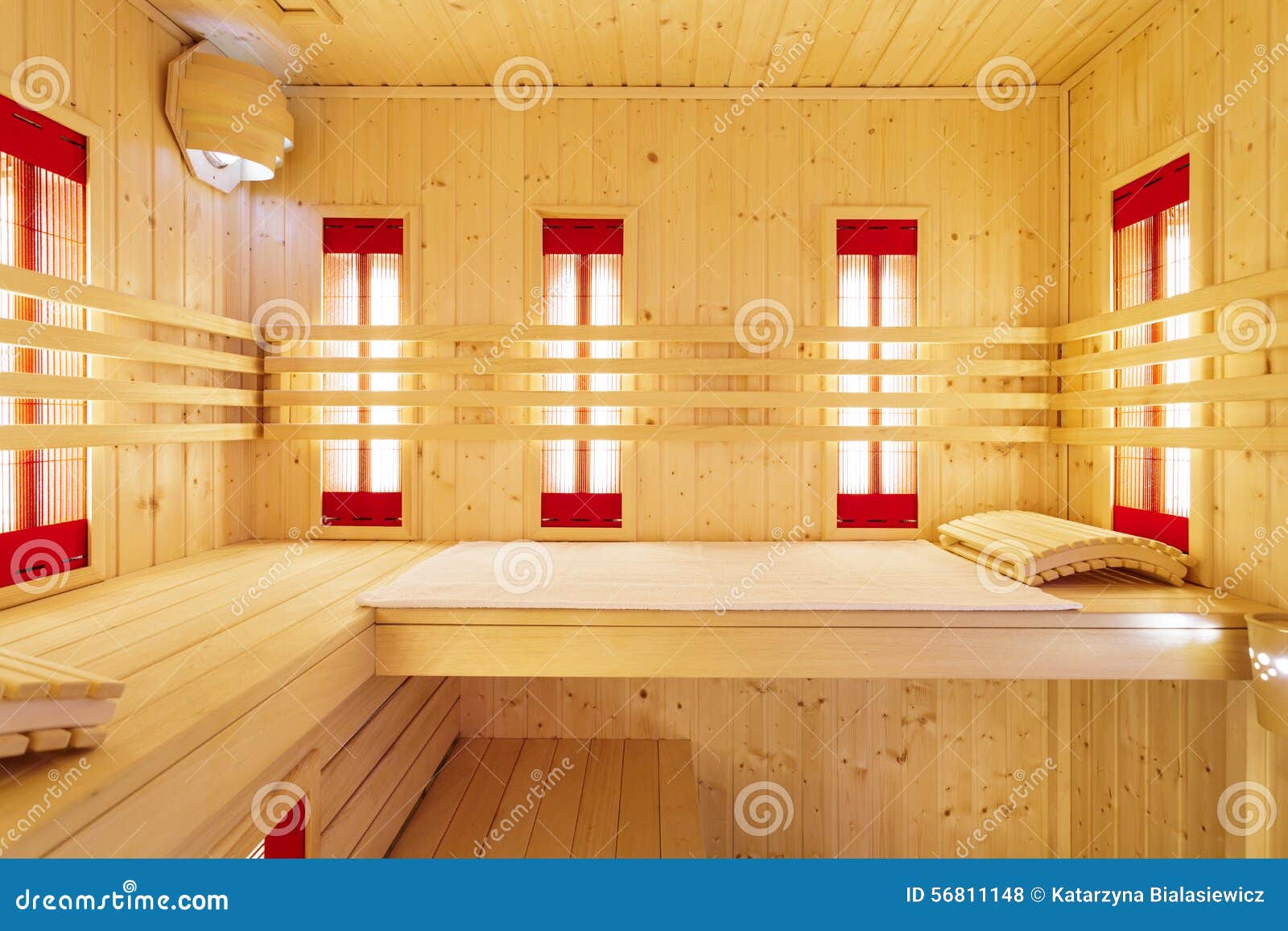 Private Sauna In Luxury Apartment Stock Photo - Image of apartment