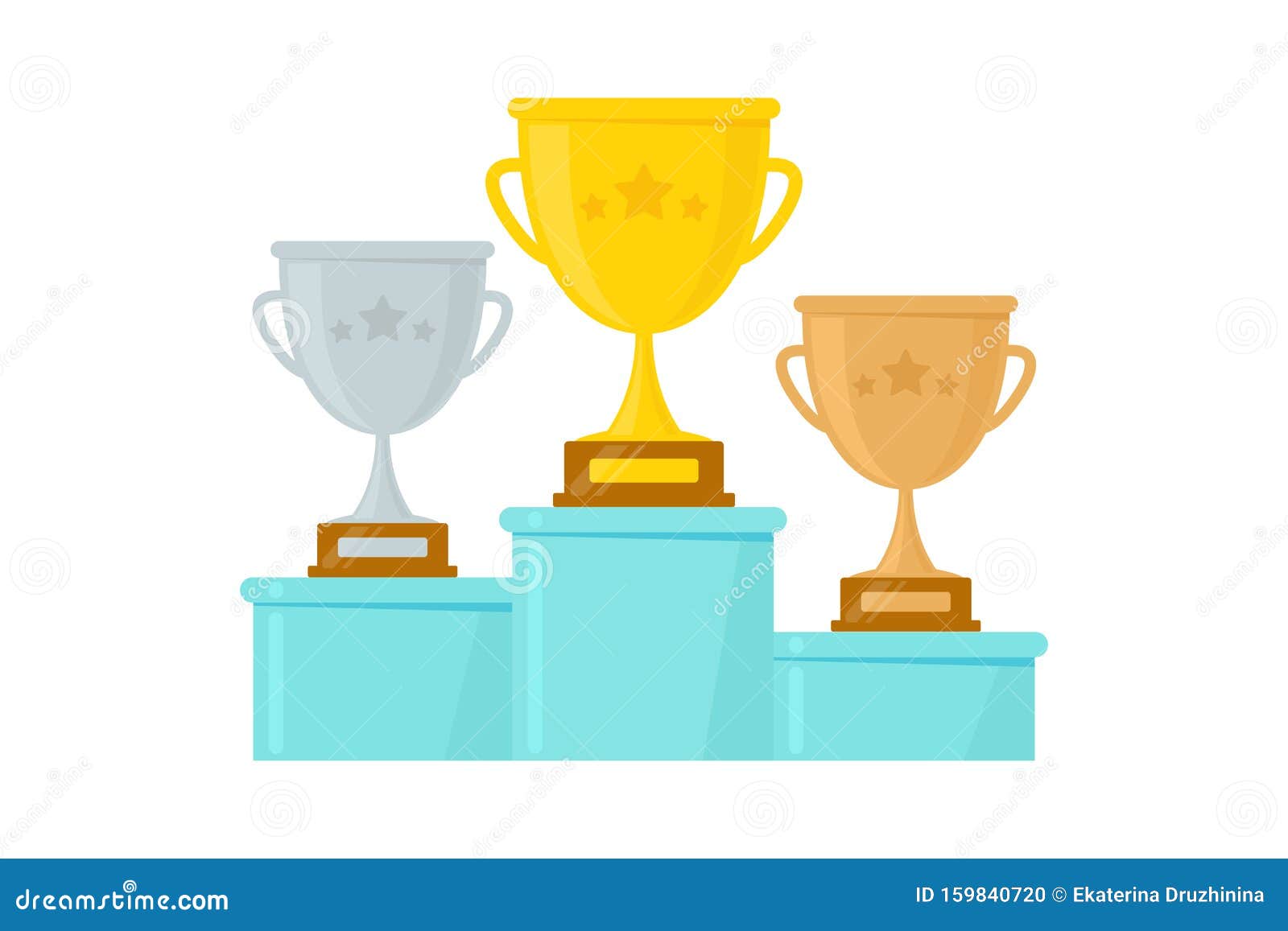 Prize, award and cup stock vector. Illustration of competitive - 159840720